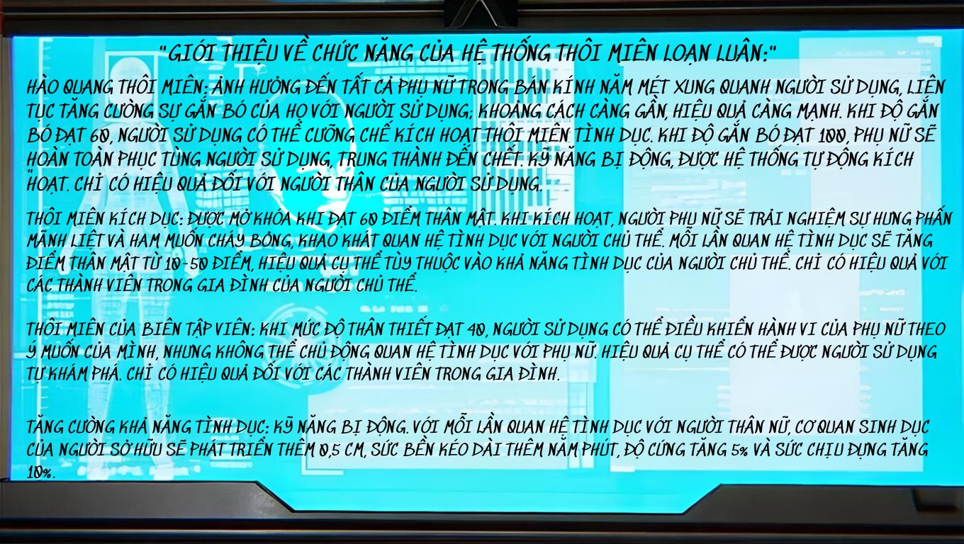 Hệ Thống Thôi Miên Loạn Luân - Chương 1.1 : Mới Có Hệ Thống Thôi Miên Loạn Luân - 9