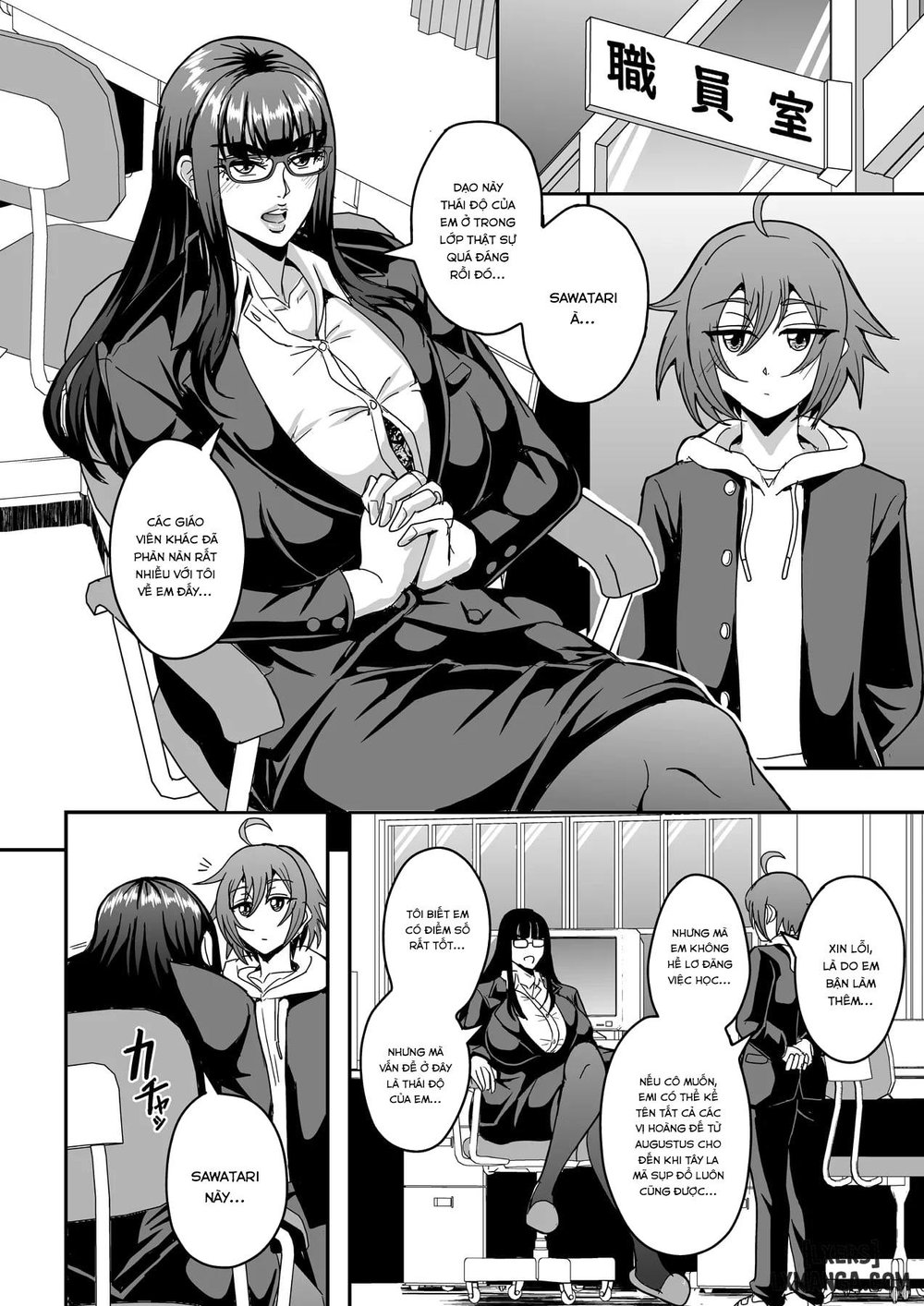 Kyoushi to Mama to Koibito no Kao - Chap 1 - 2