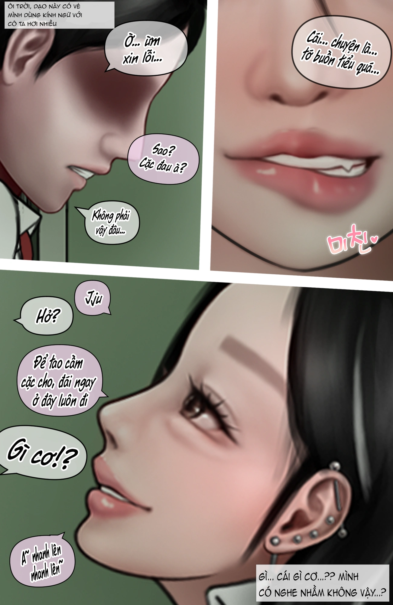 Gái Du Côn X Wibu Đụt Cận Trĩ - Chap 2 - 24