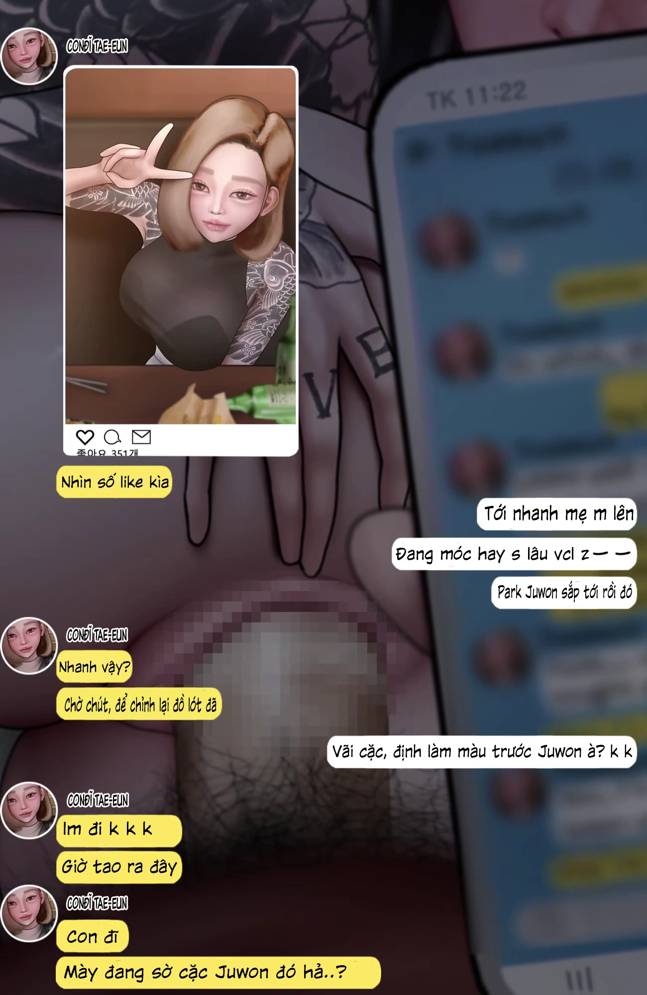 Gái Du Côn X Wibu Đụt Cận Trĩ - Chap 5.2 - 33