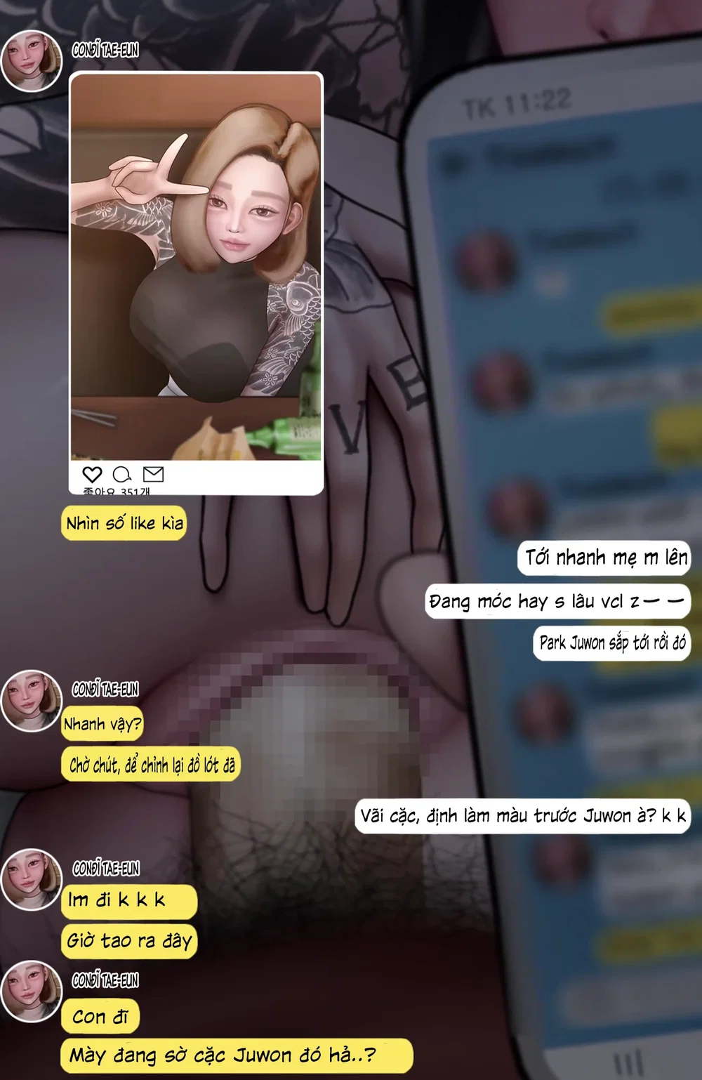 Gái Du Côn X Wibu Đụt Cận Trĩ - Chap 5.2 - 33