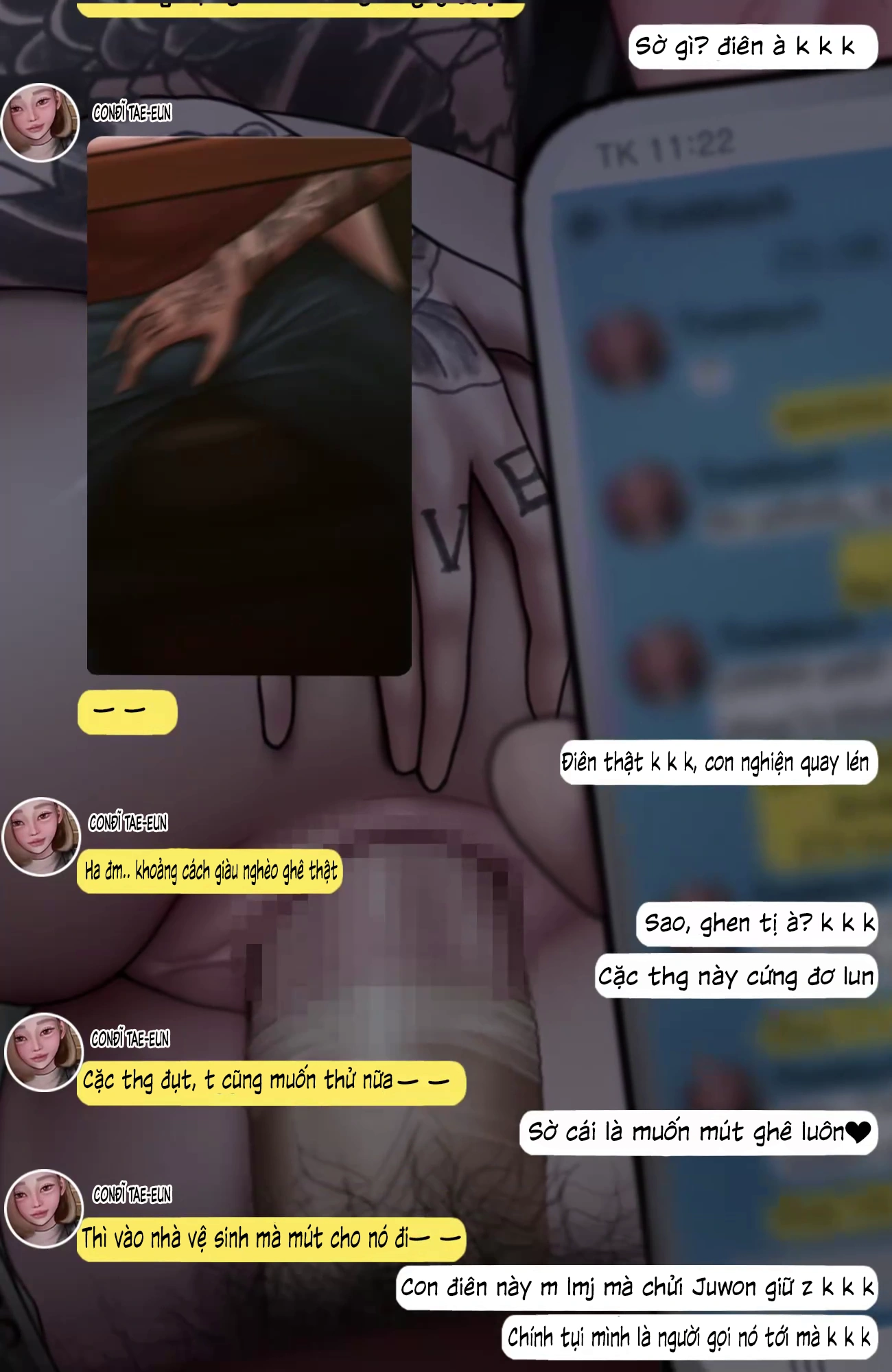 Gái Du Côn X Wibu Đụt Cận Trĩ - Chap 5.2 - 34