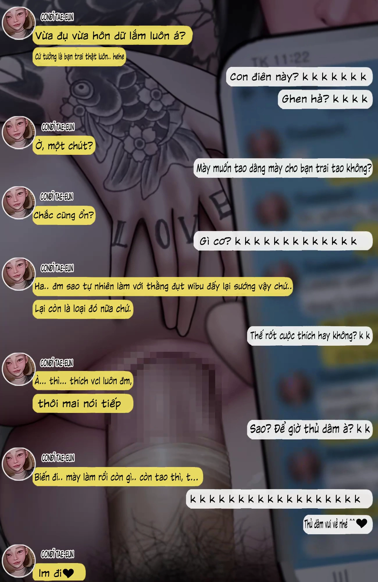 Gái Du Côn X Wibu Đụt Cận Trĩ - Chap 5.2 - 40