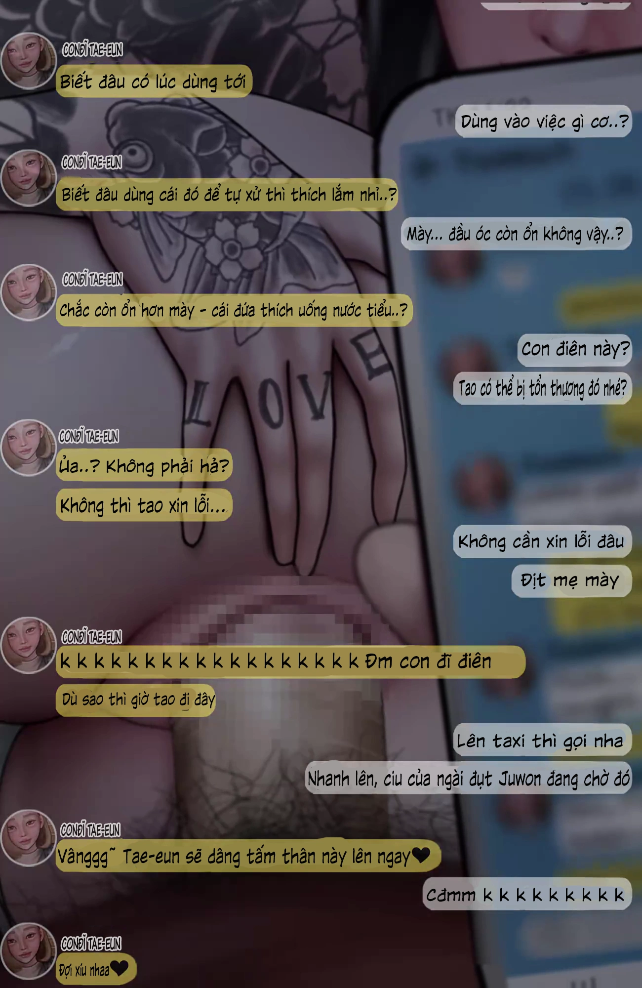 Gái Du Côn X Wibu Đụt Cận Trĩ - Chap 5.2 - 46