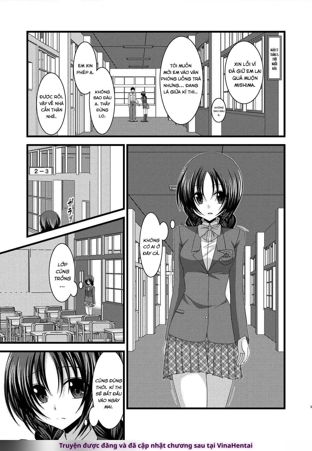 Nhật Ký Thiếu Nữ Khỏa Thân [Roshutsu Shoujo Nik... - Chap 2 - 3