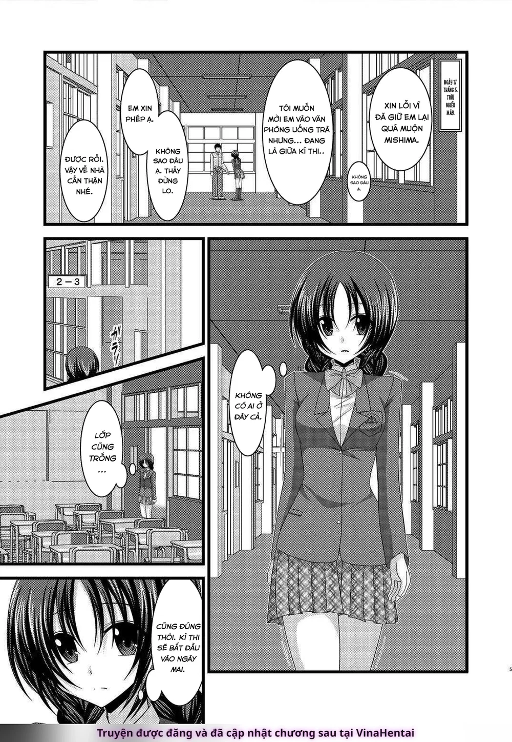 Nhật Ký Thiếu Nữ Khỏa Thân [Roshutsu Shoujo Nik... - Chap 2 - 3