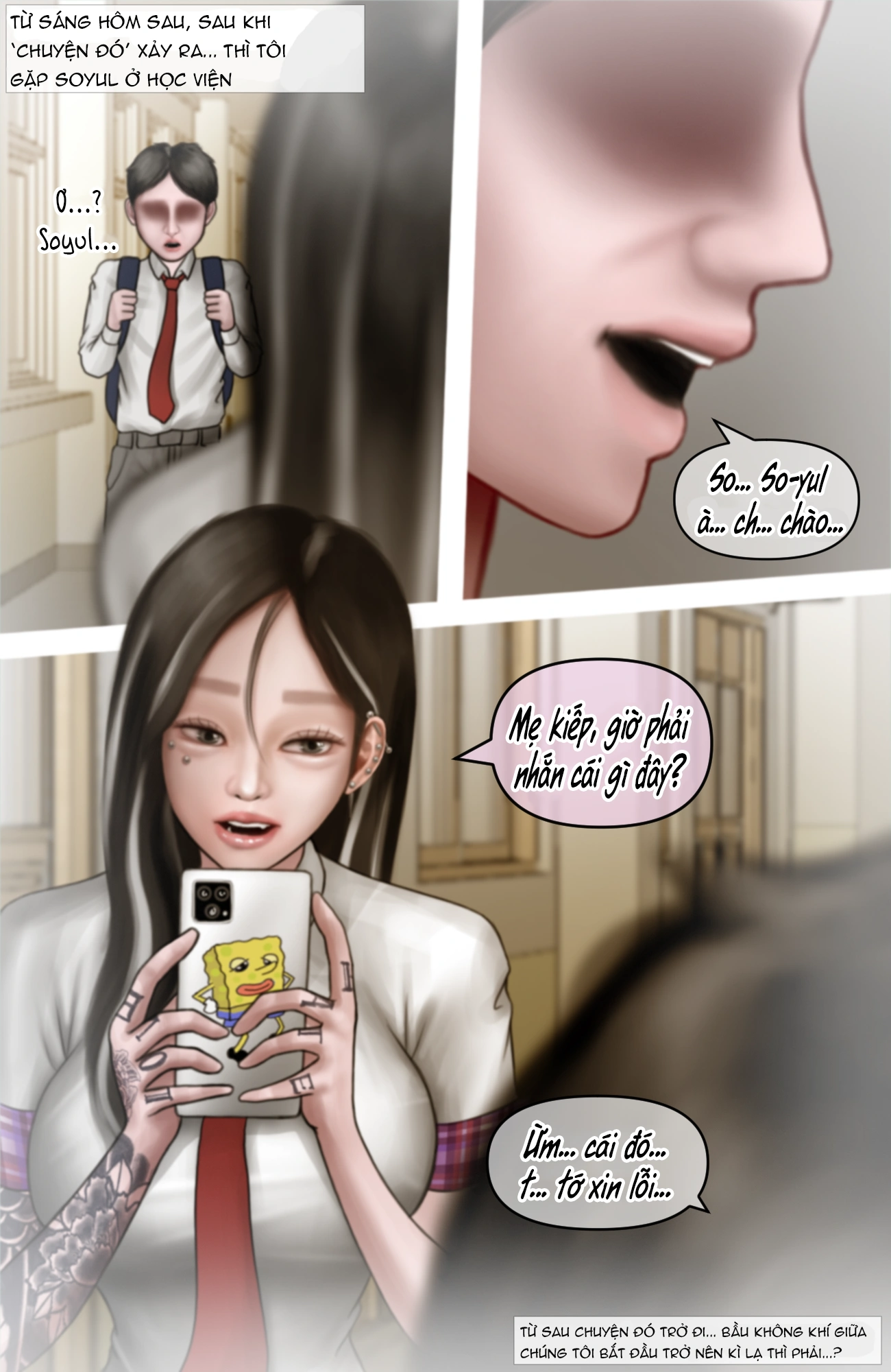 Gái Du Côn X Wibu Đụt Cận Trĩ - Chap 3 - 8