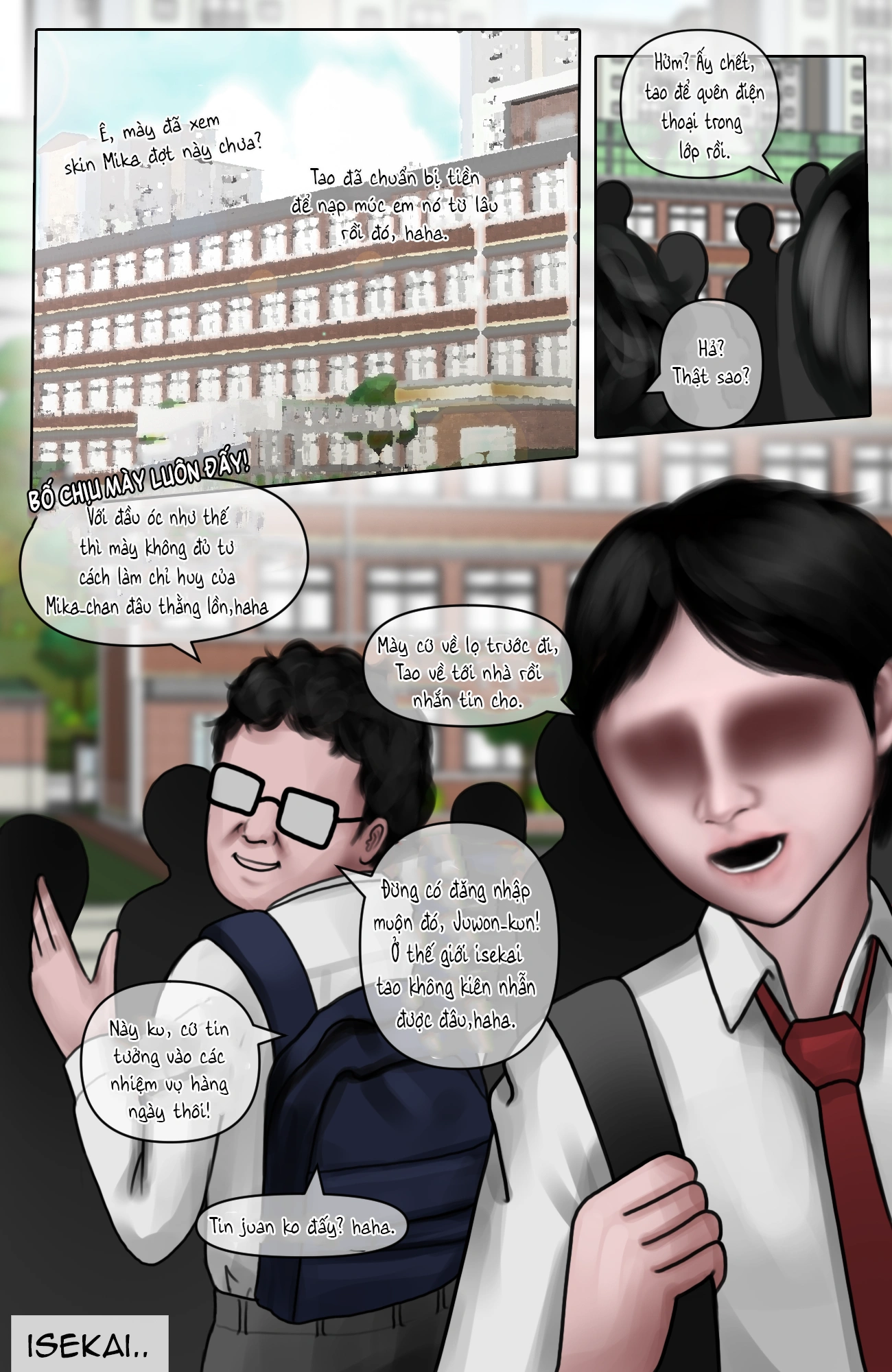 Gái Du Côn X Wibu Đụt Cận Trĩ - Chap 1 - 5