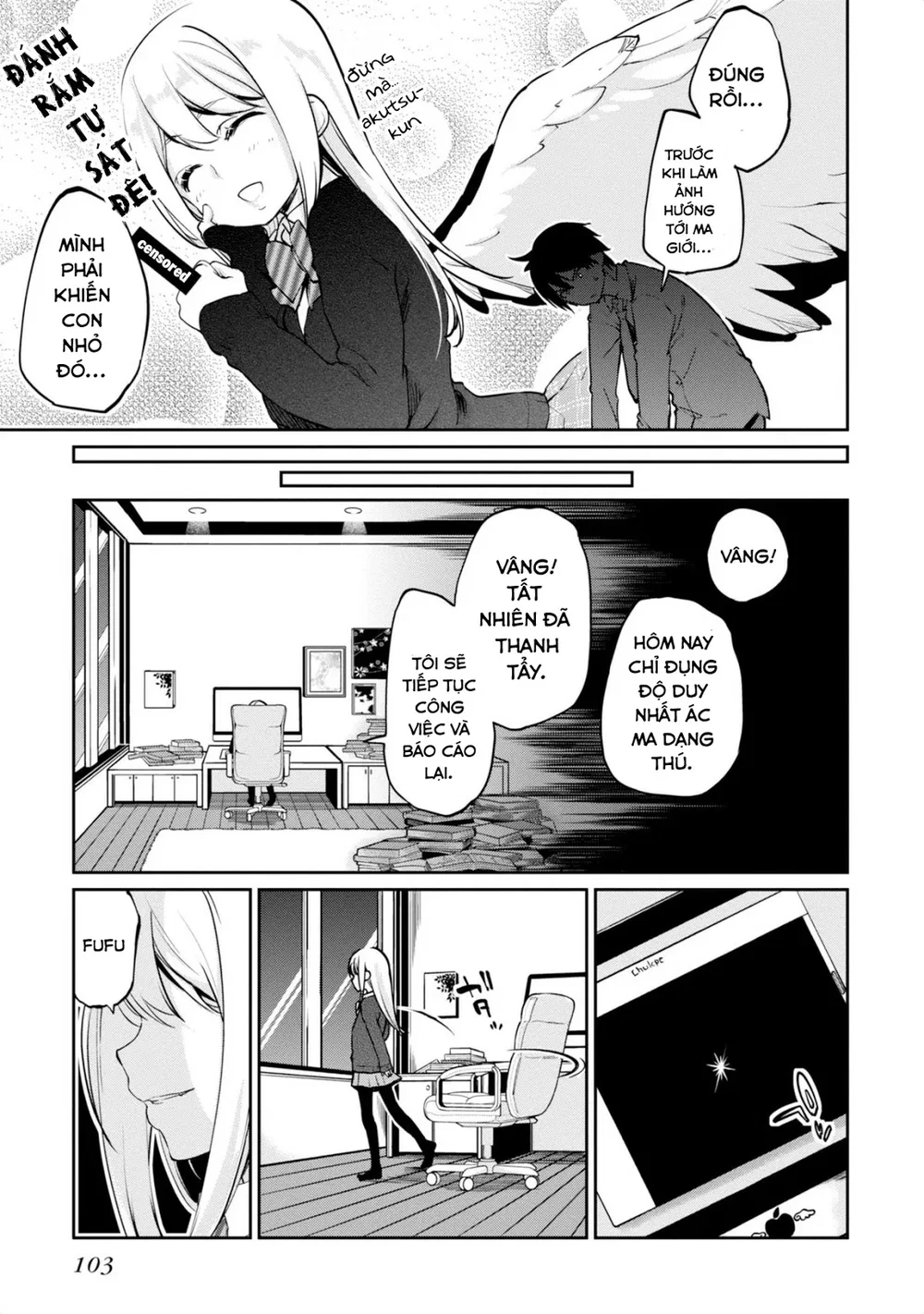 Con quỷ ngu ngốc dám nhờn với các chị thiên thầ... - Chap 2 - 33