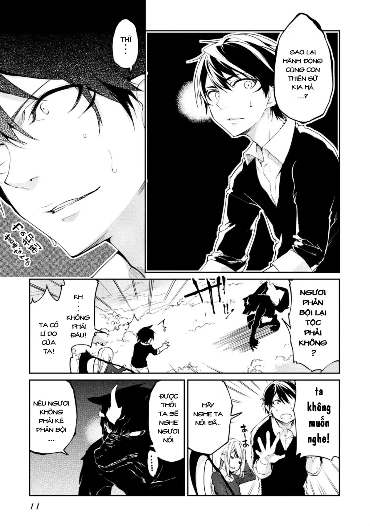 Con quỷ ngu ngốc dám nhờn với các chị thiên thầ... - Chap 5 - 11