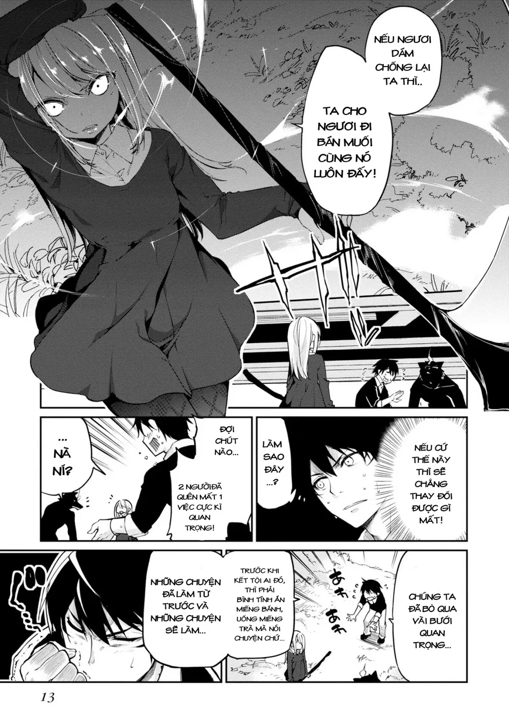 Con quỷ ngu ngốc dám nhờn với các chị thiên thầ... - Chap 5 - 13