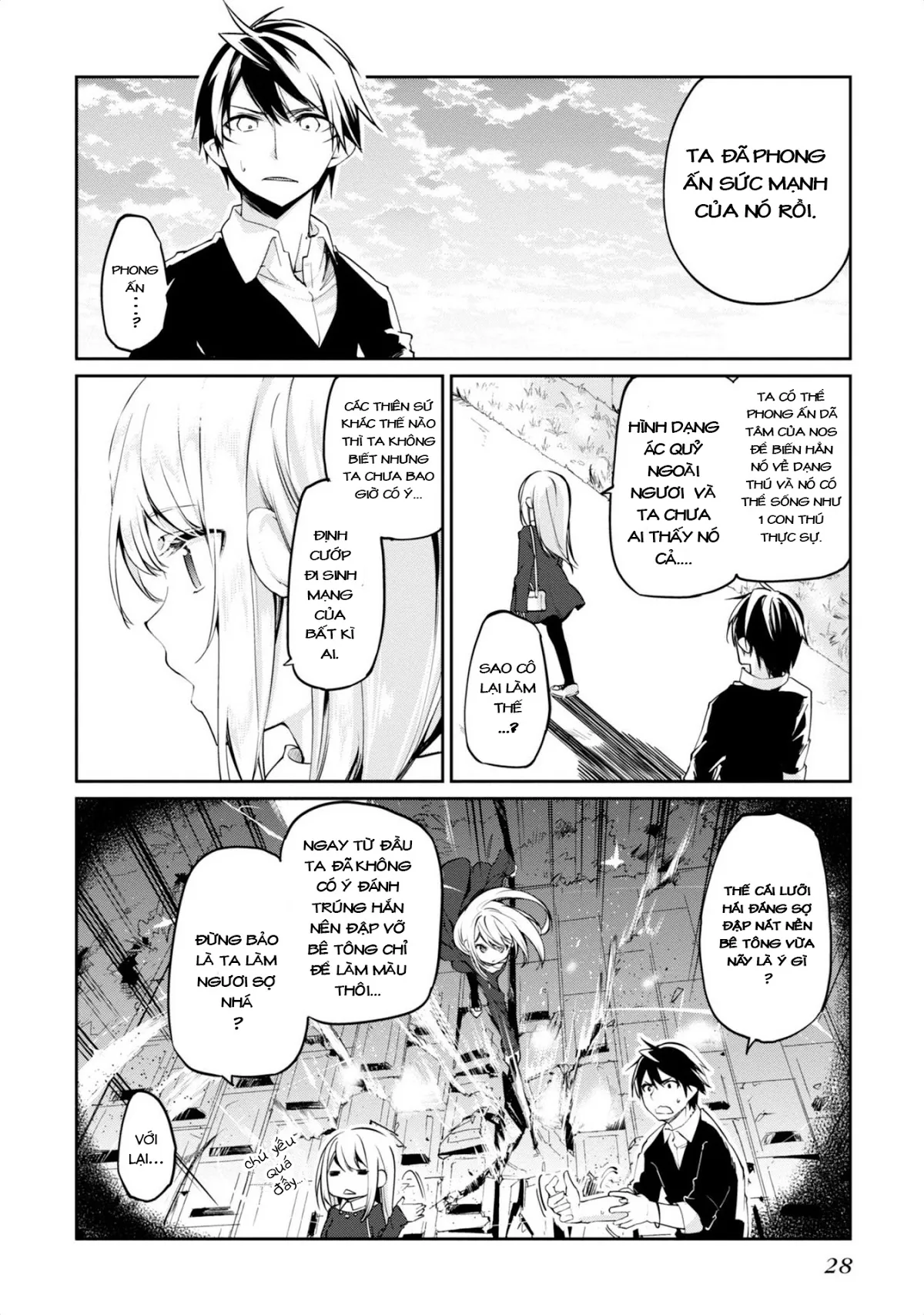 Con quỷ ngu ngốc dám nhờn với các chị thiên thầ... - Chap 5 - 28