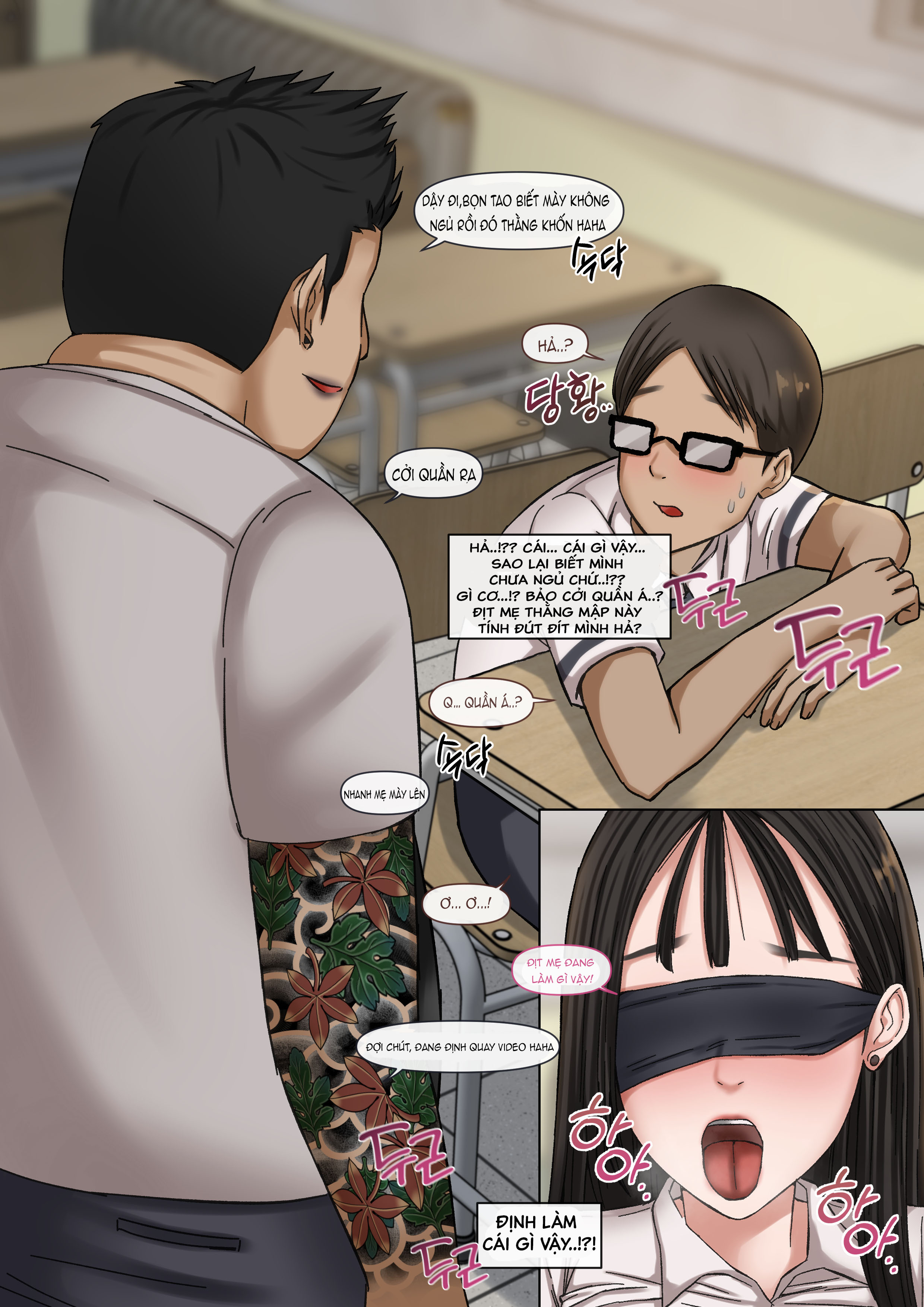 Kẻ bắt nạt - Chap 1 - Lớp học - 17