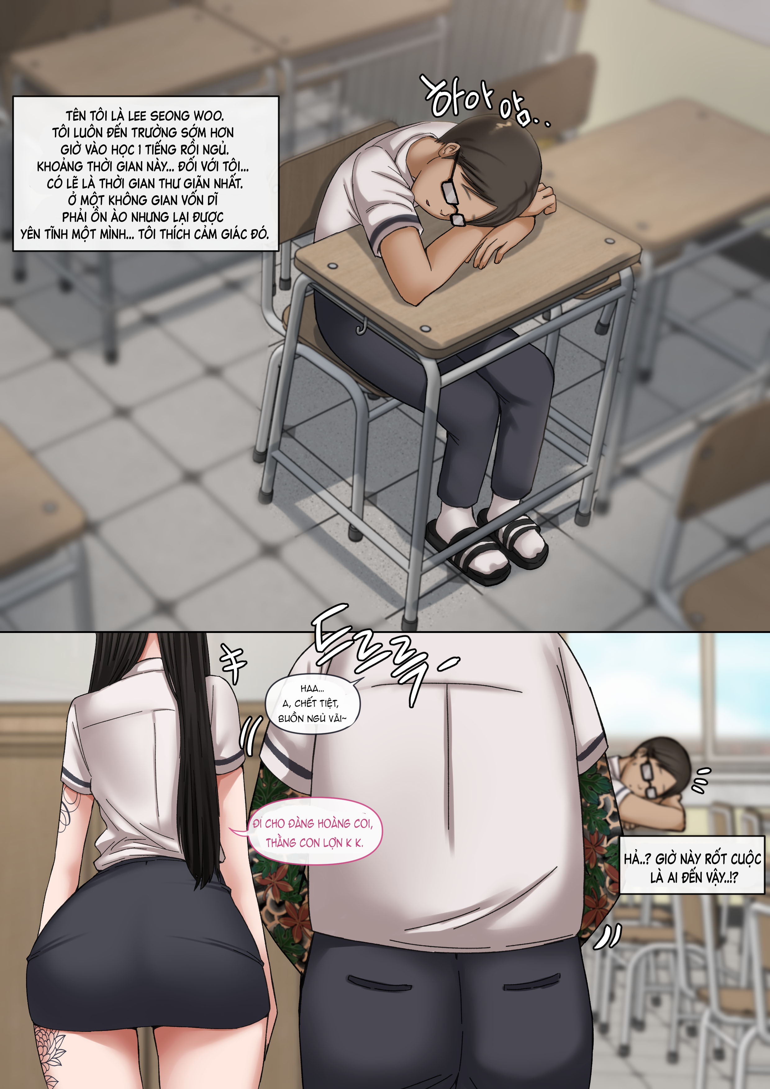 Kẻ bắt nạt - Chap 1 - Lớp học - 2