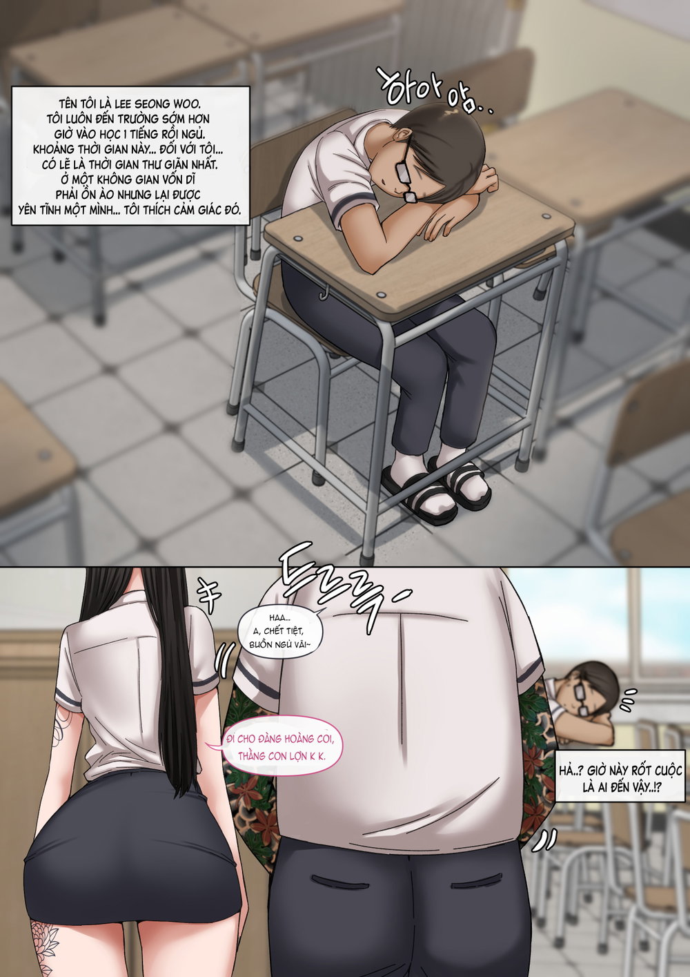 Kẻ bắt nạt - Chap 1 - Lớp học - 2