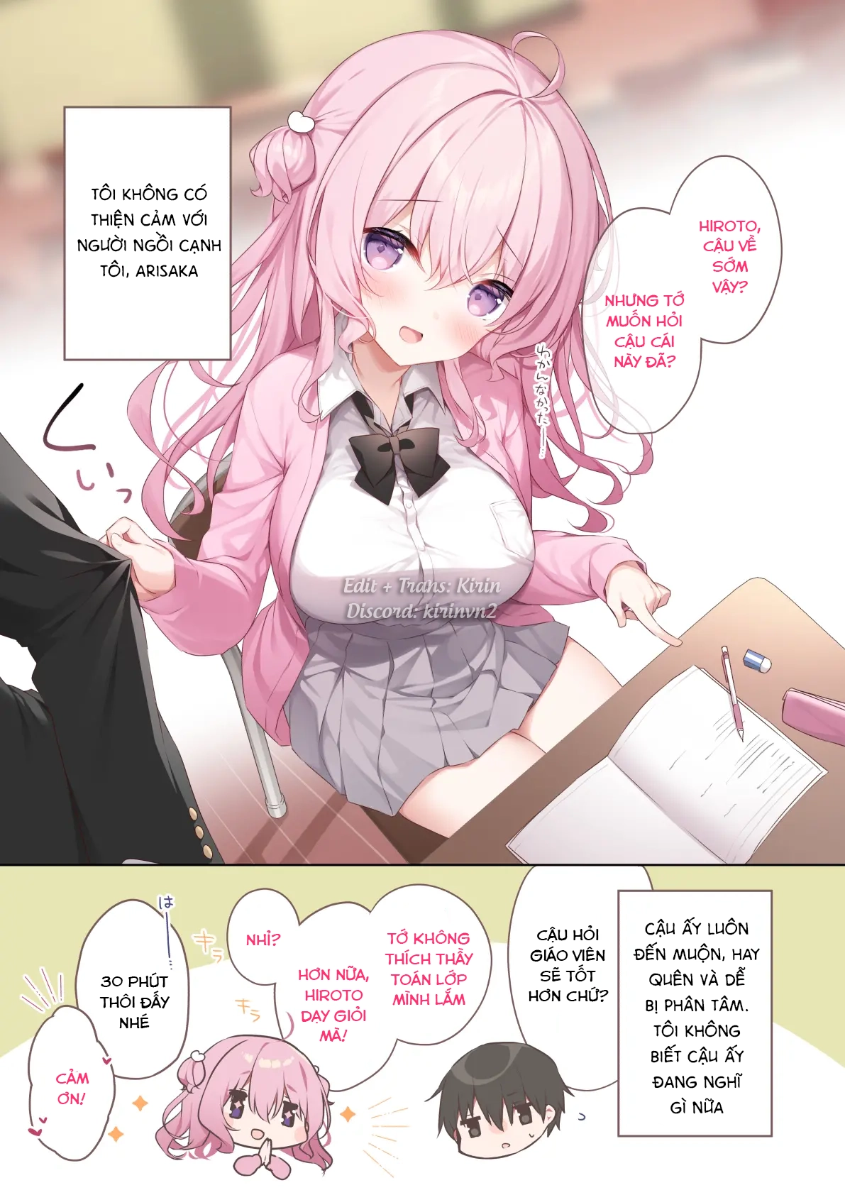 Cô bạn Arisaka ngồi cạnh - Chap 1 - 4