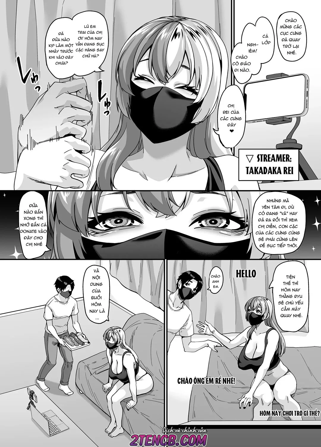 Buổi livestream sex của chị gái - Ch 2 - 6