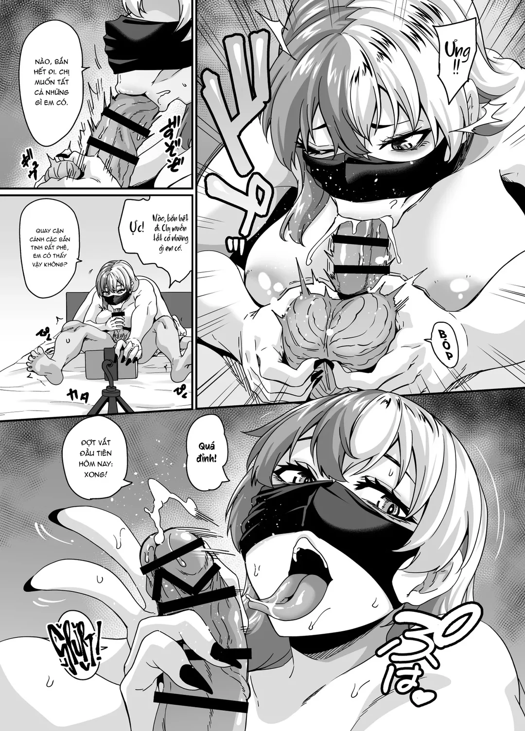 Buổi livestream sex của chị gái - Ch 1 - 10