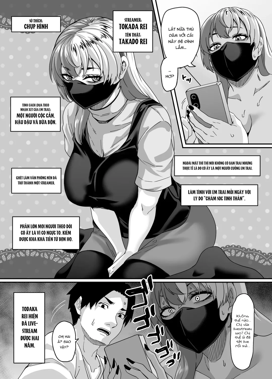 Buổi livestream sex của chị gái - Ch 1 - 20