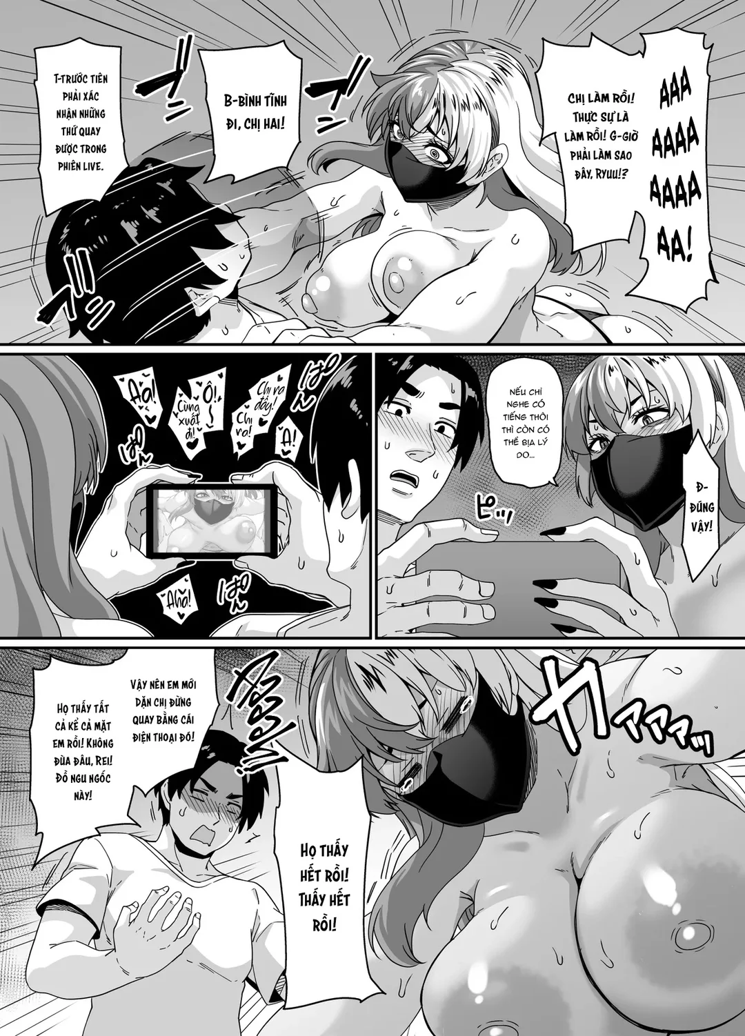 Buổi livestream sex của chị gái - Ch 1 - 22
