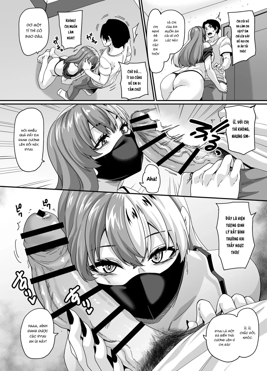 Buổi livestream sex của chị gái - Ch 1 - 7