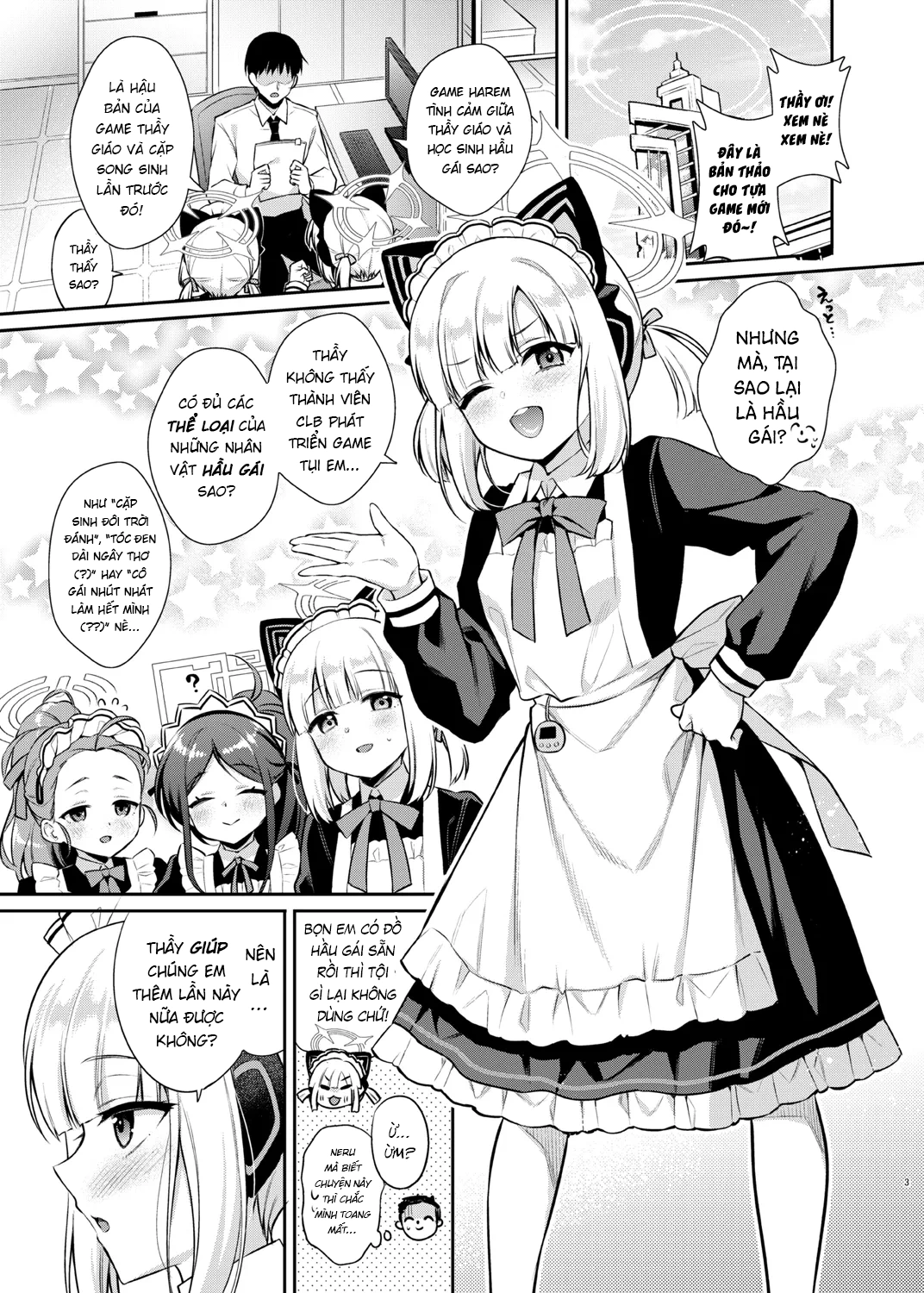 Game chinh phục sensei ♡ Maid Harem Edition - Oneshot Kho Dai 1 Can 4 - 4