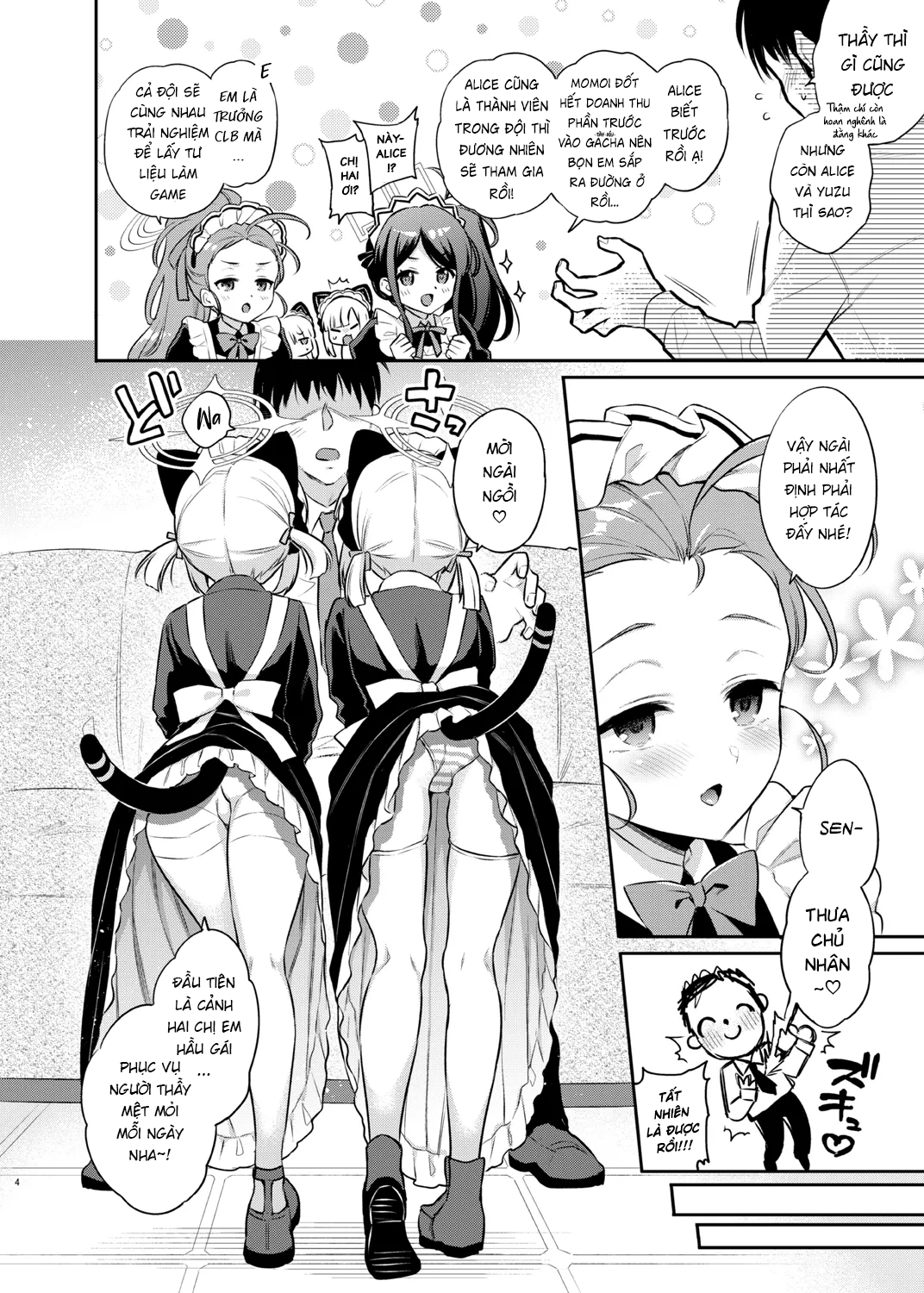 Game chinh phục sensei ♡ Maid Harem Edition - Oneshot Kho Dai 1 Can 4 - 5