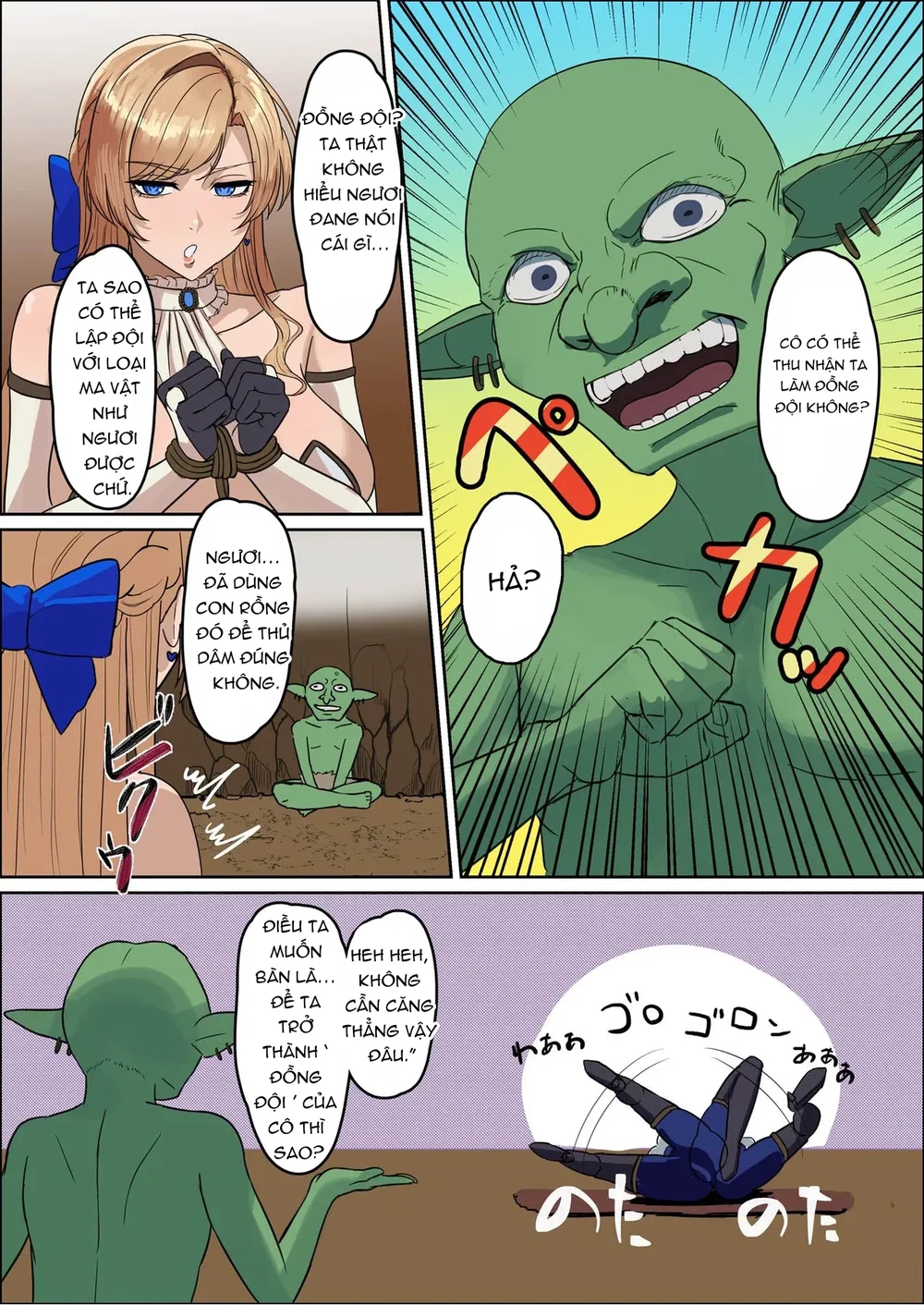 Một nữ kỵ sĩ ngực khủng như ta mà phải chung độ... - chap 2 : không làm ae thất vọng ( đừng chửi nữa) - 8
