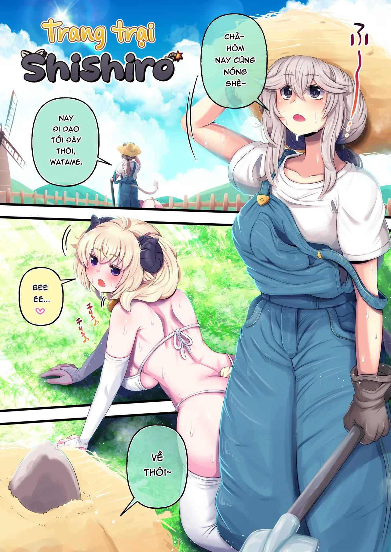 FutaShishi "chơi" cả thế giới - Shishixwata Trang Trai Vat Sua Cuu Shishiro - 2