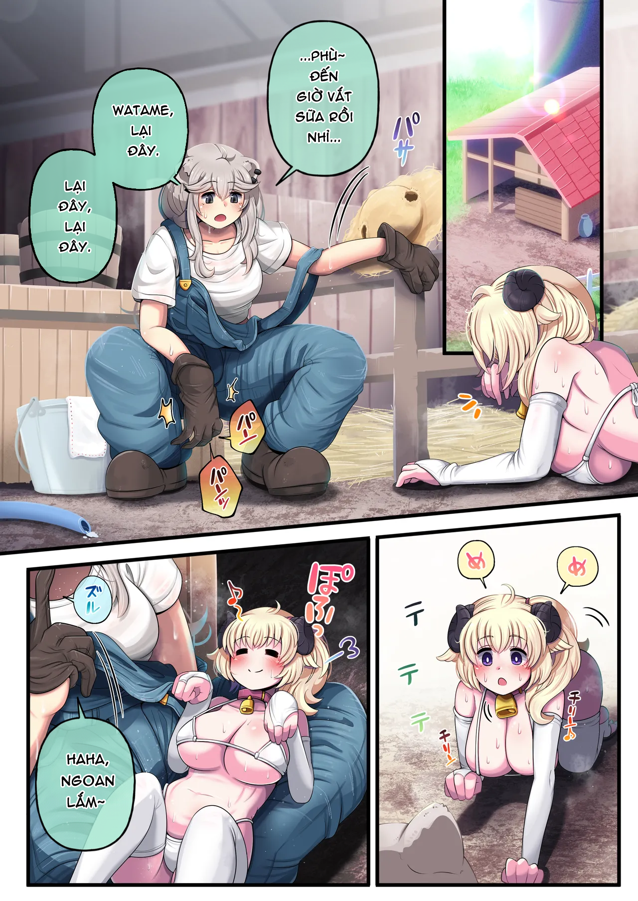 FutaShishi "chơi" cả thế giới - Shishixwata Trang Trai Vat Sua Cuu Shishiro - 3