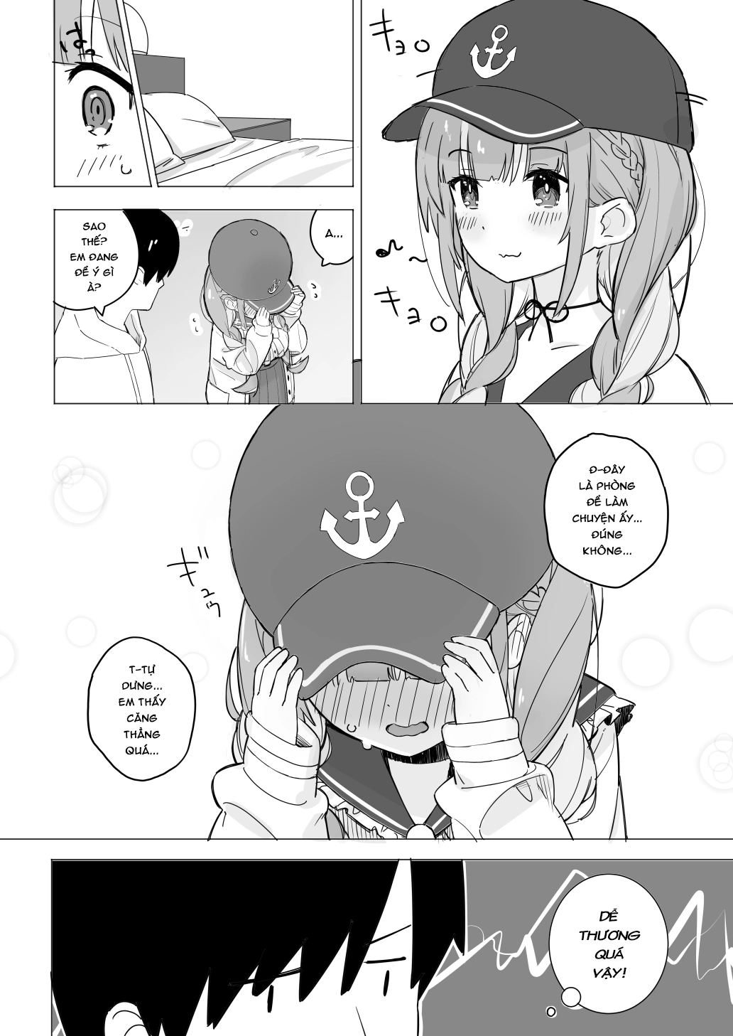 Tổng hợp Oneshot (Hololive) của Ura Kaizokudan - Lan %C4%91au Aqua %C4%91i Khach San Tinh Yeu - 3