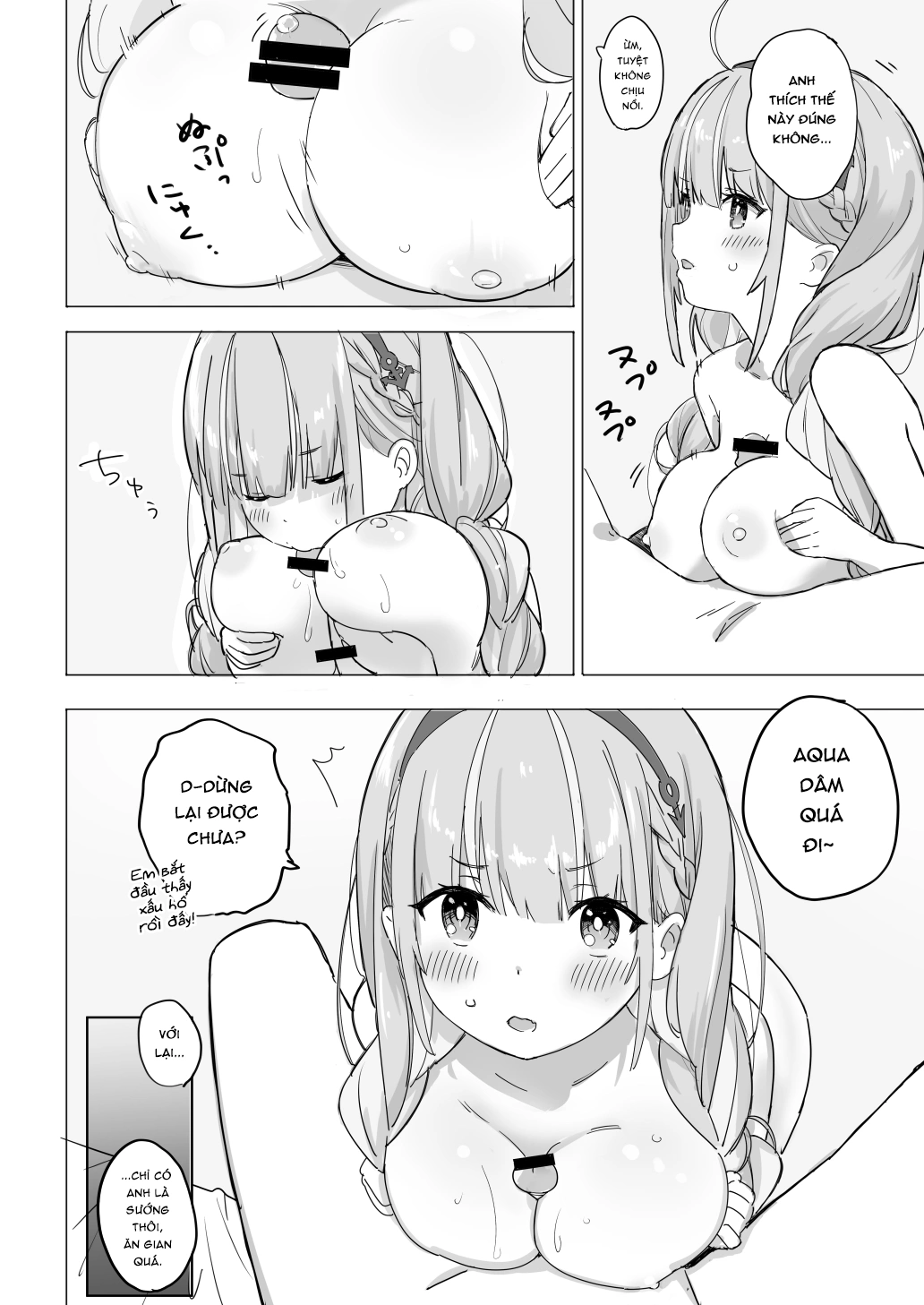 Tổng hợp Oneshot (Hololive) của Ura Kaizokudan - Lan %C4%91au Aqua %C4%91i Khach San Tinh Yeu - 5