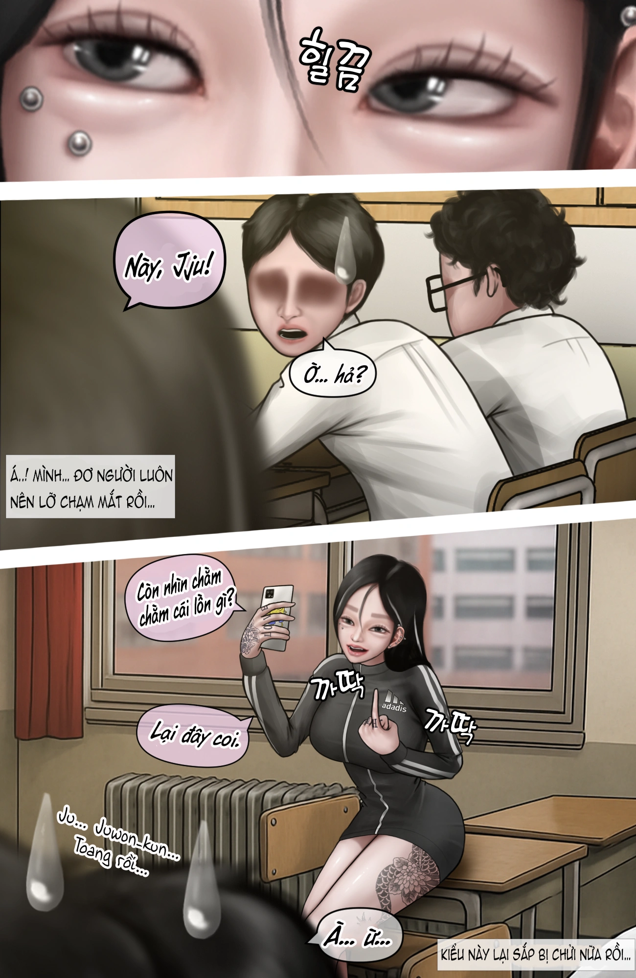 Gái Du Côn X Wibu Đụt Cận Trĩ - Chap 6.1 - 9