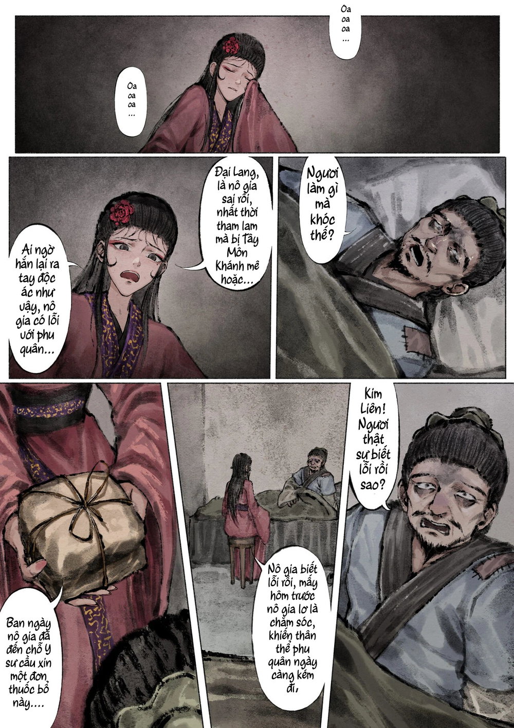 Kim bình mai (tiếp) - Chương 10 ( Bắt gian - Mộng ) - 17