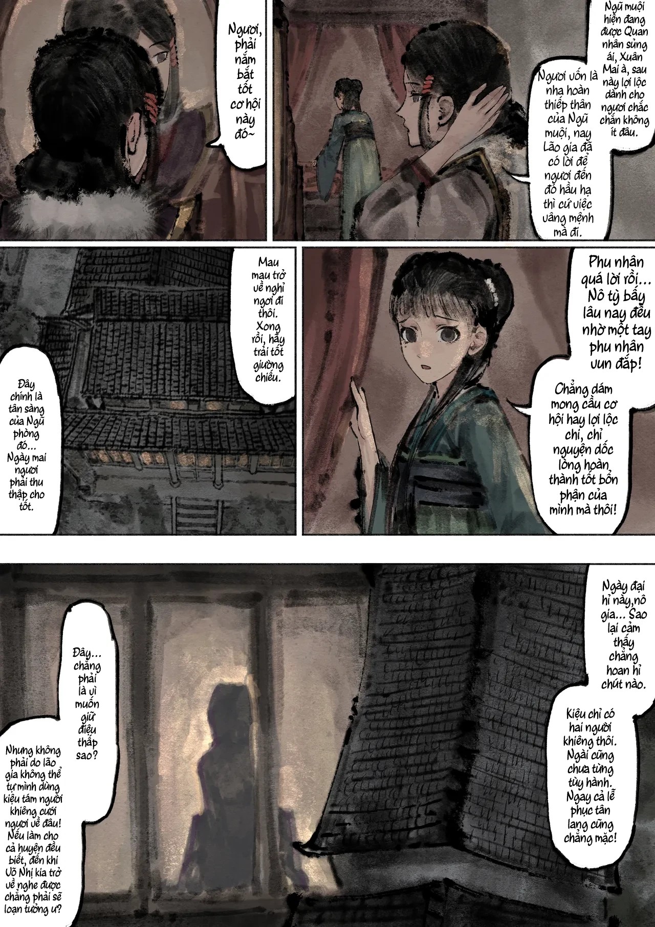 Kim bình mai (tiếp) - Chương 13( Ngũ phòng- Quy lai) - 6