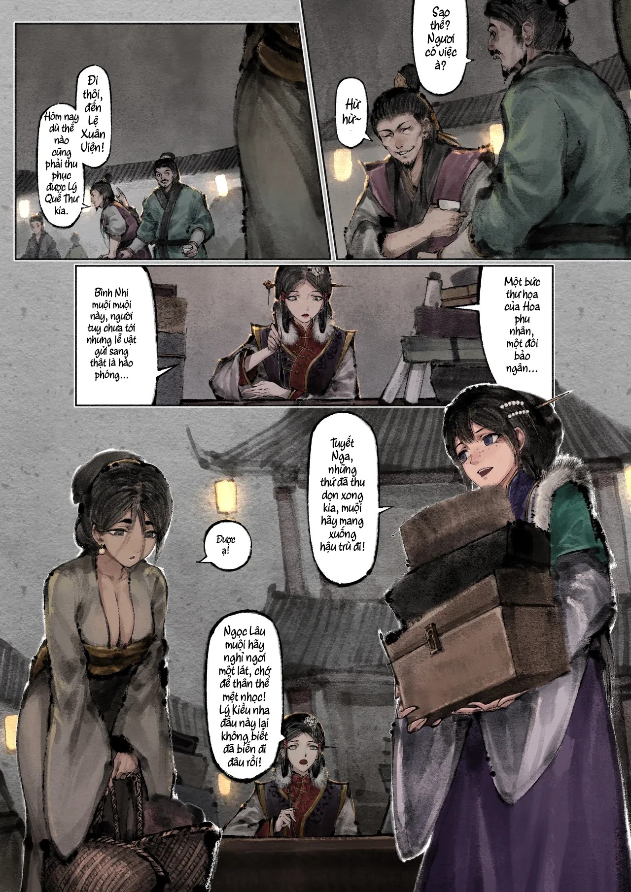 Kim bình mai (tiếp) - Chương 17( lựa chọn- trả lại chìa khoá) - 12