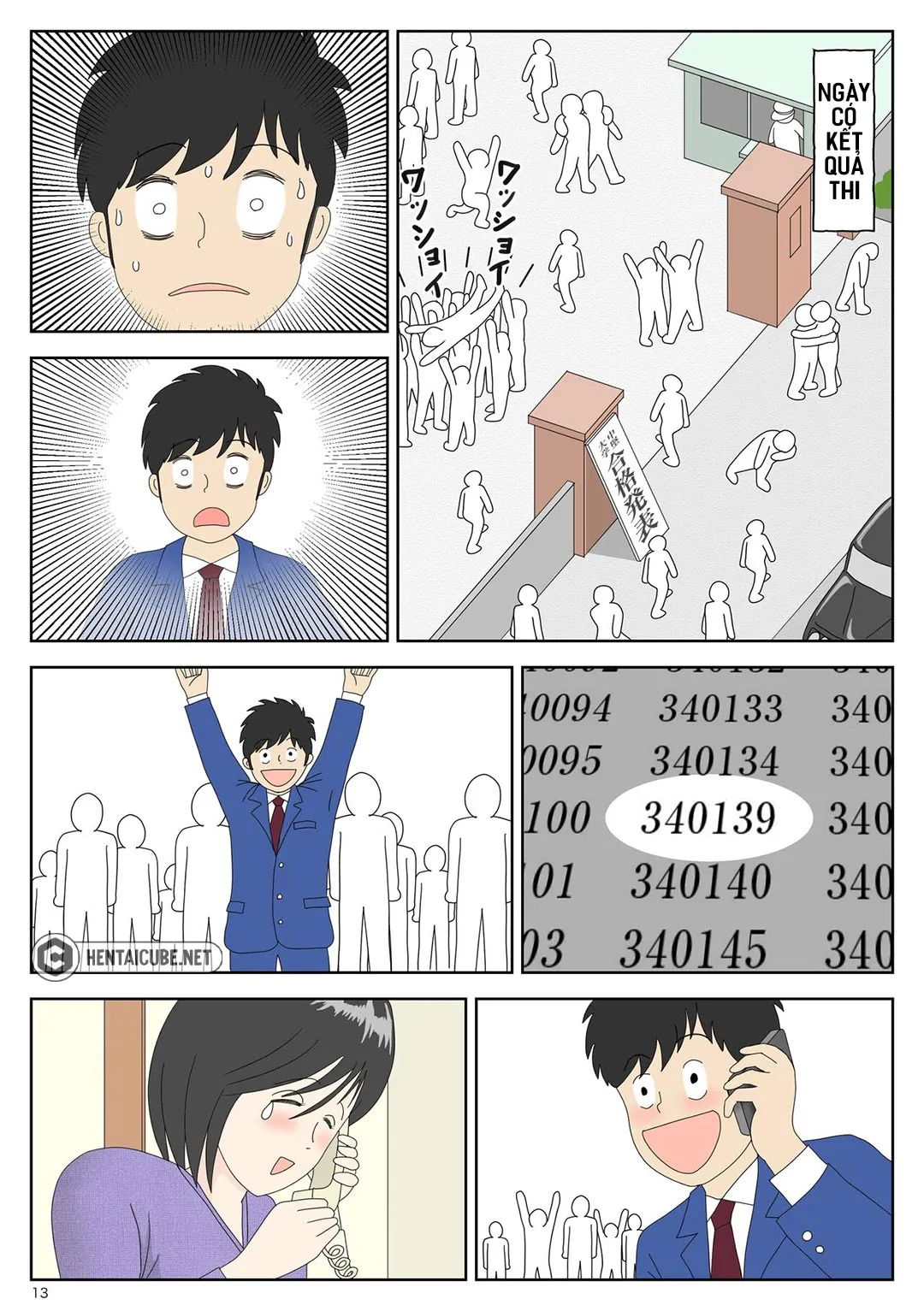 Bị mẹ phát hiện đang rình trộm thủ dâm [Onaneta... - Chap 3 - Đỉnh cao sung sướng - 14