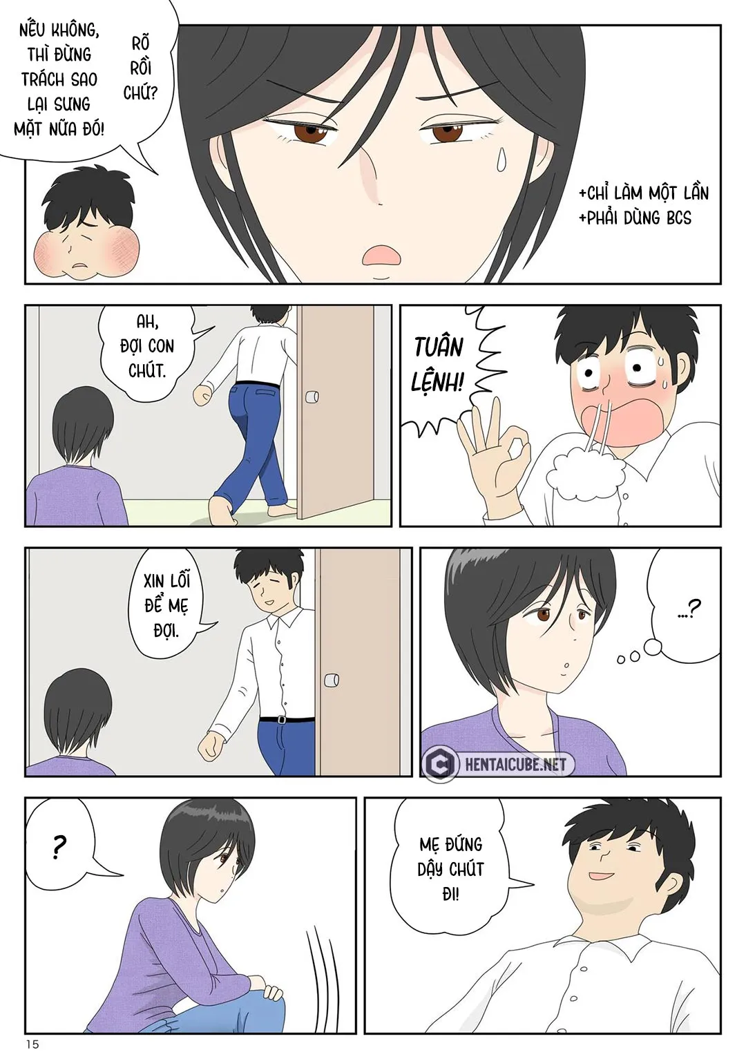 Bị mẹ phát hiện đang rình trộm thủ dâm [Onaneta... - Chap 3 - Đỉnh cao sung sướng - 16