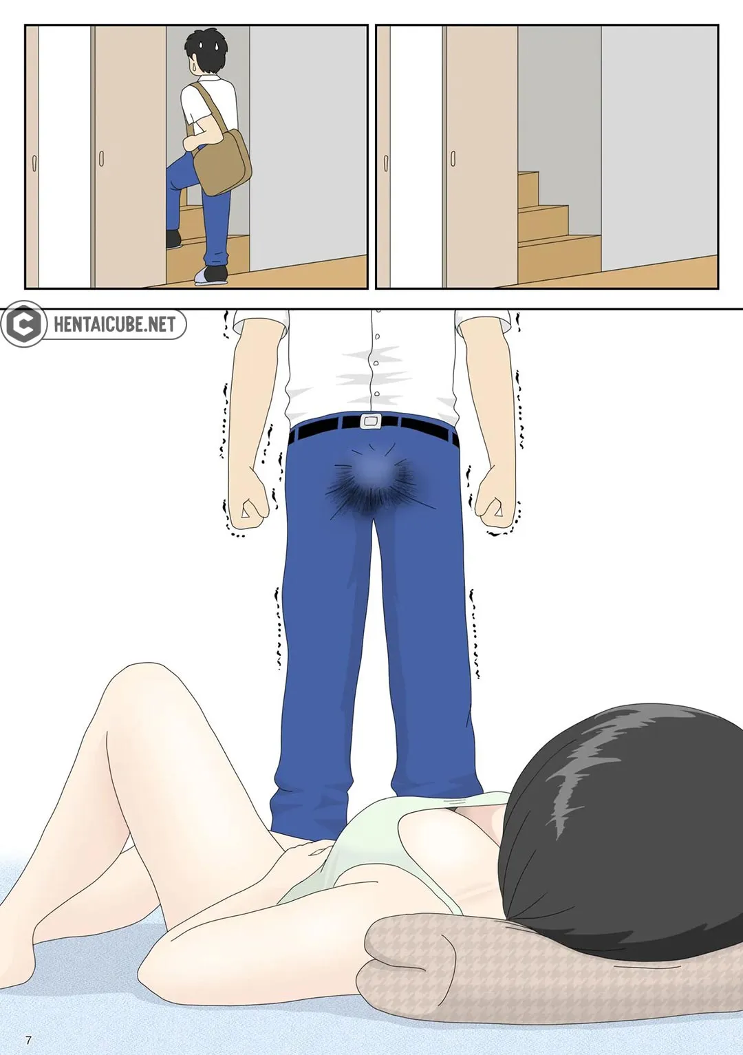 Bị mẹ phát hiện đang rình trộm thủ dâm [Onaneta... - Chap 2 - 8