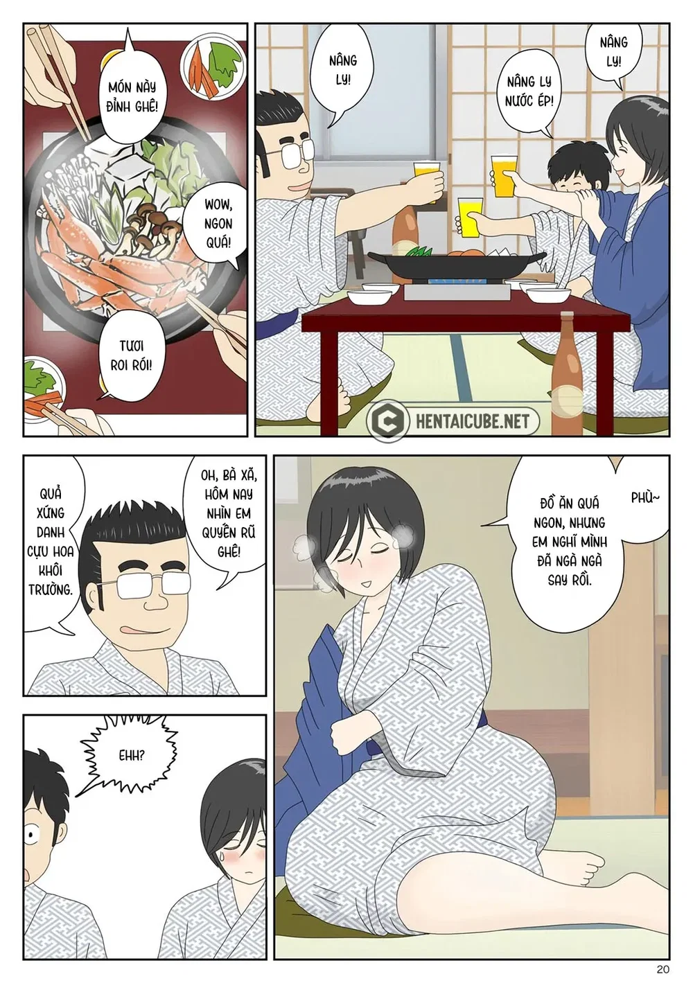 Bị mẹ phát hiện đang rình trộm thủ dâm [Onaneta... - Chap 2 - Cha ở kế bên - 21