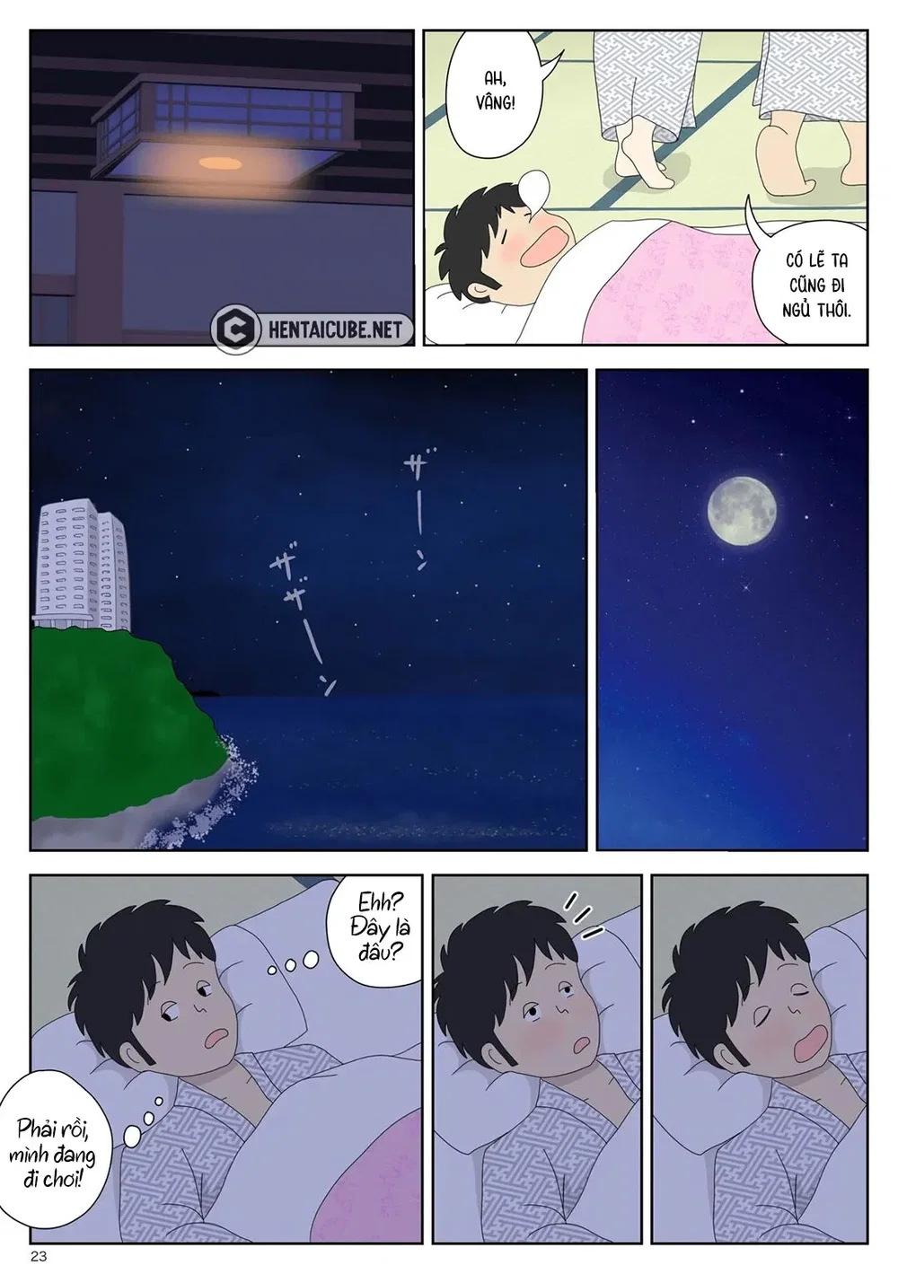 Bị mẹ phát hiện đang rình trộm thủ dâm [Onaneta... - Chap 2 - Cha ở kế bên - 24