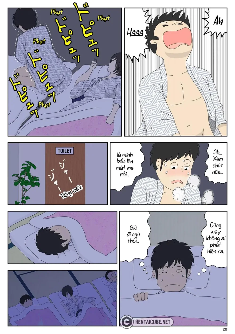 Bị mẹ phát hiện đang rình trộm thủ dâm [Onaneta... - Chap 2 - Cha ở kế bên - 27