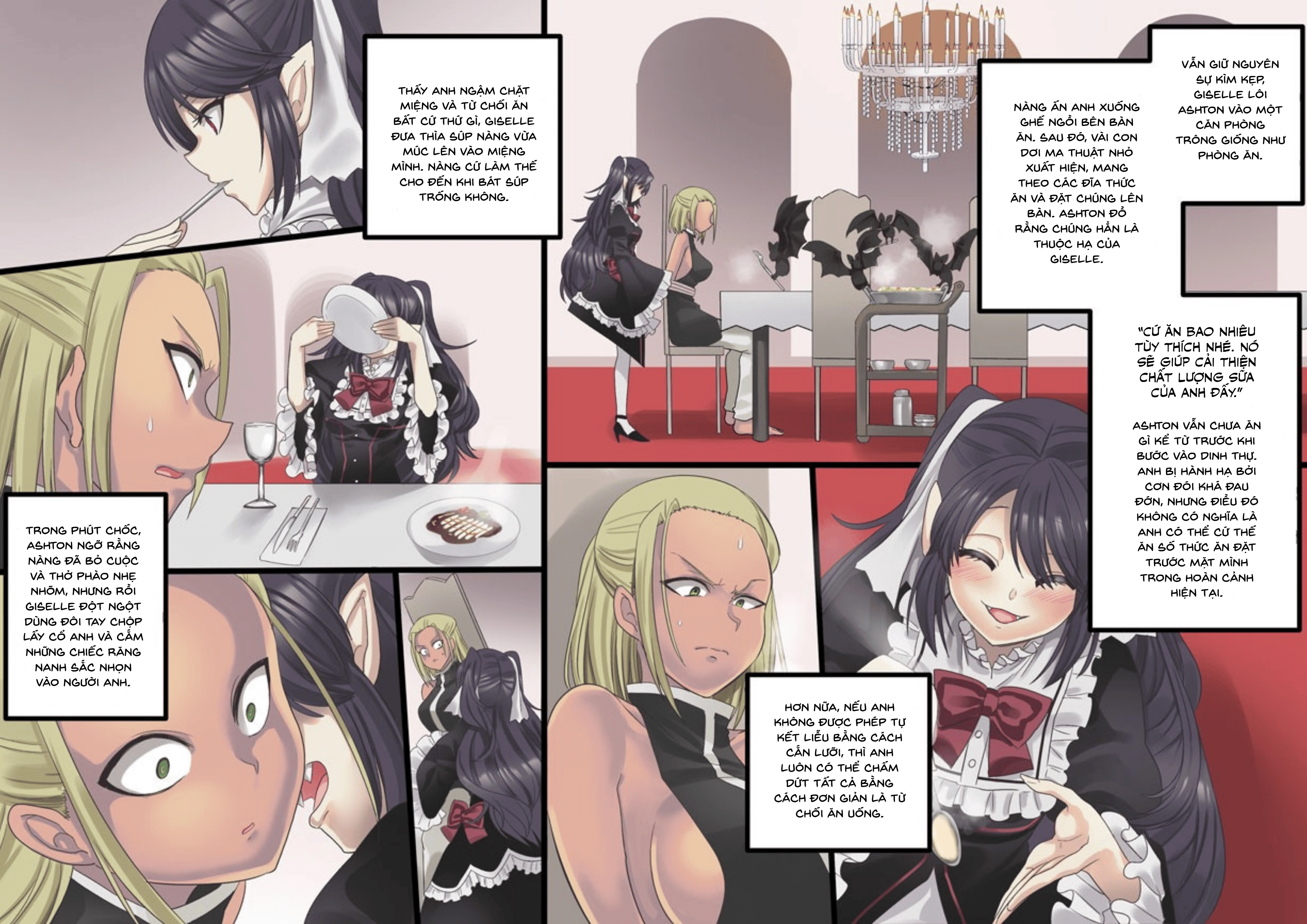 Câu chuyện về việc bị một nữ ma cà rồng xinh đẹ... - Chap 2 - 2