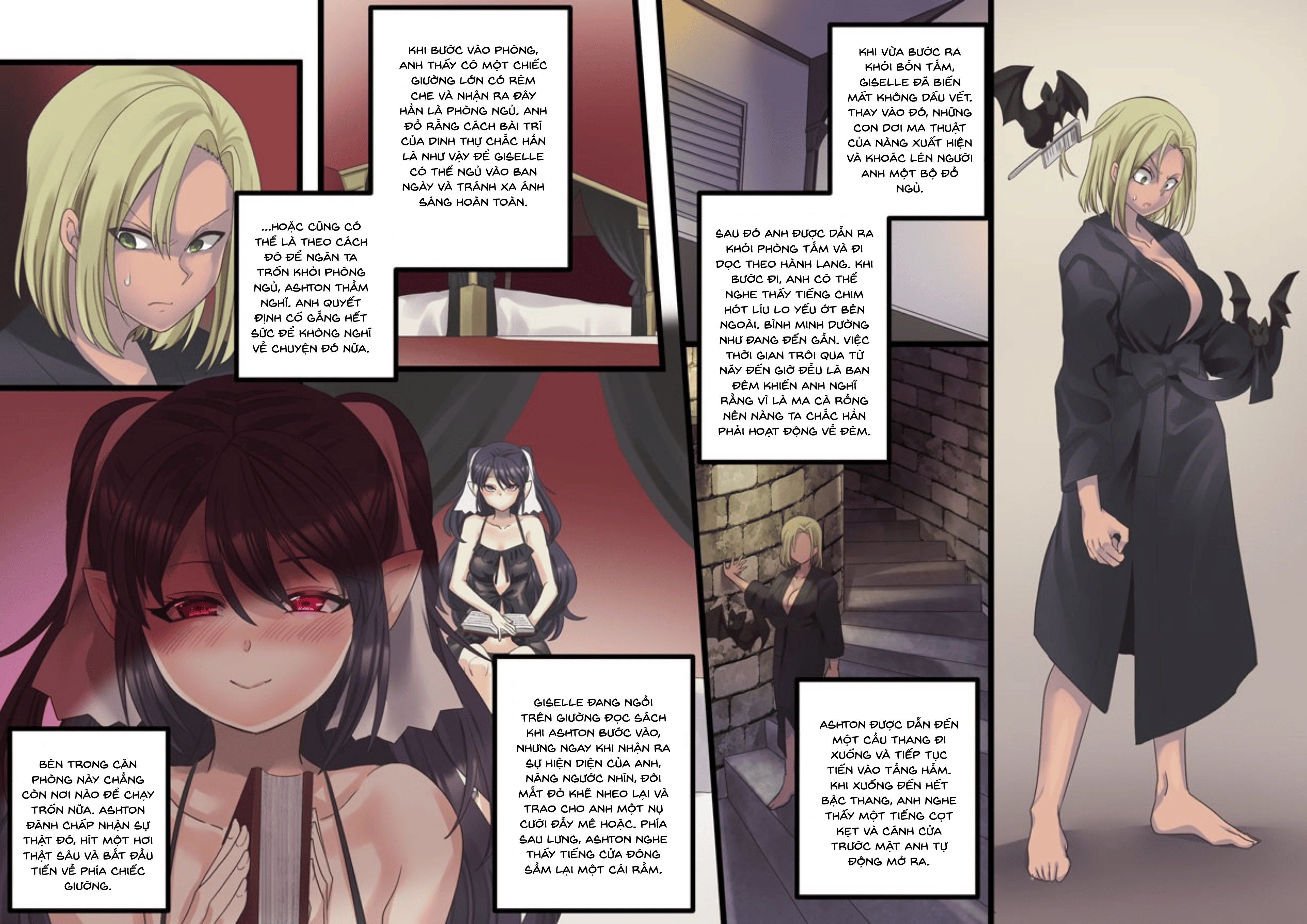 Câu chuyện về việc bị một nữ ma cà rồng xinh đẹ... - Chap 2 - 6