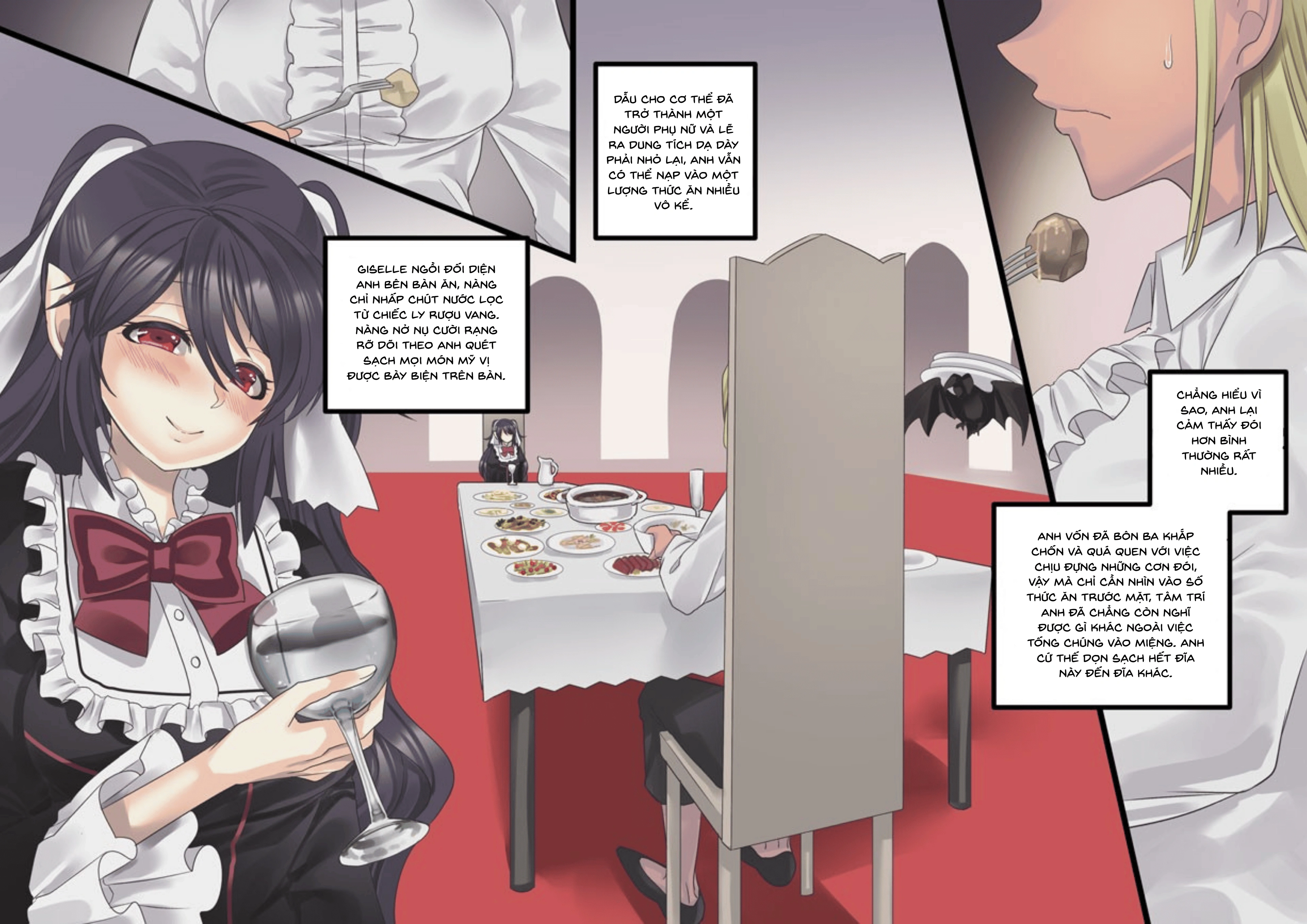 Câu chuyện về việc bị một nữ ma cà rồng xinh đẹ... - Chap 3 - 2