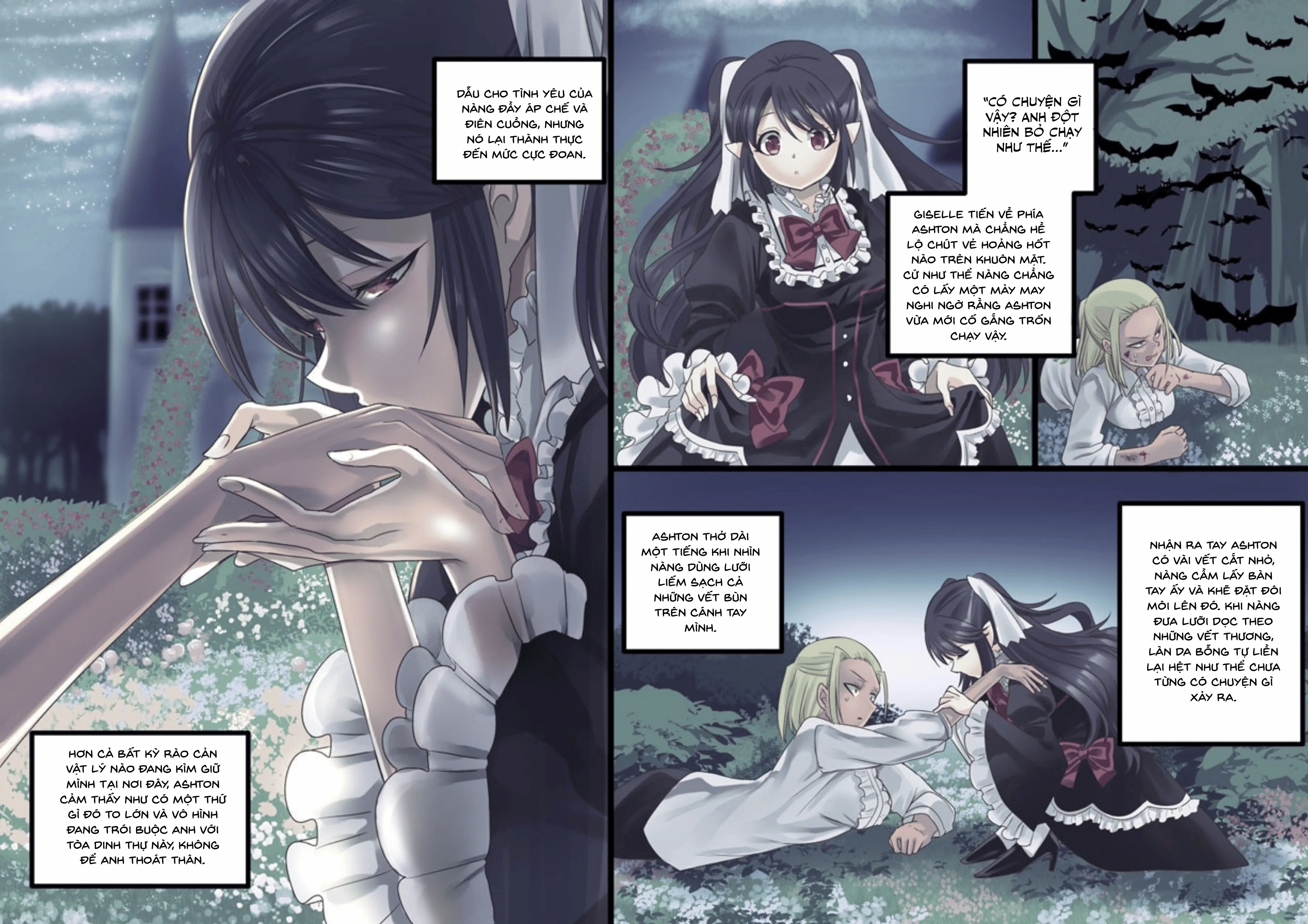 Câu chuyện về việc bị một nữ ma cà rồng xinh đẹ... - Chap 3 - 5