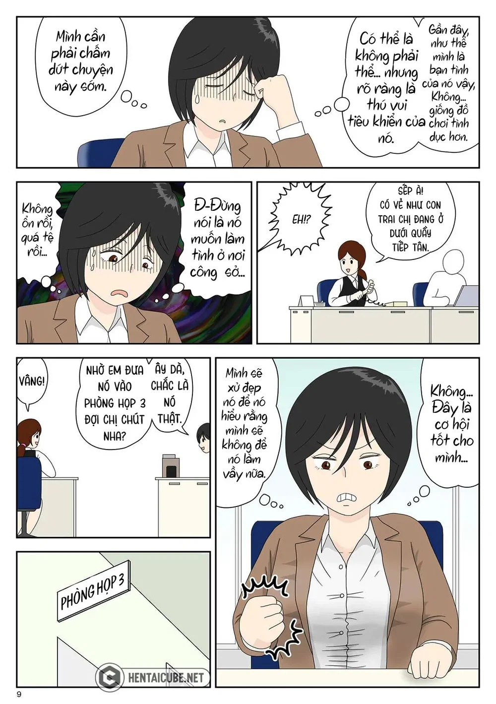 Bị mẹ phát hiện đang rình trộm thủ dâm [Onaneta... - Chap 4 - Thú vui của con trai tôi - 10
