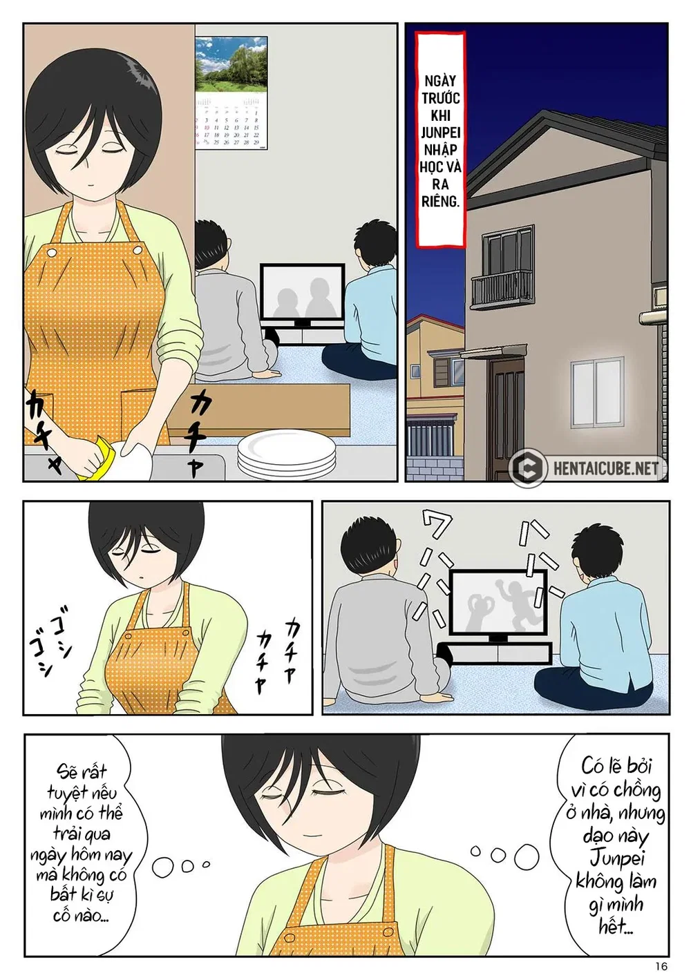 Bị mẹ phát hiện đang rình trộm thủ dâm [Onaneta... - Chap 4 - Thú vui của con trai tôi - 17