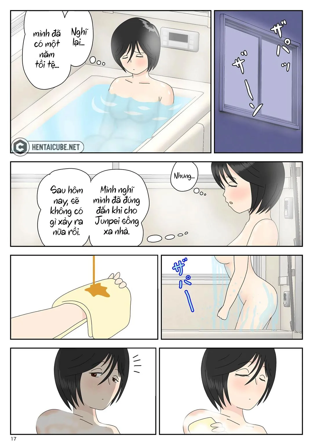 Bị mẹ phát hiện đang rình trộm thủ dâm [Onaneta... - Chap 4 - Thú vui của con trai tôi - 18