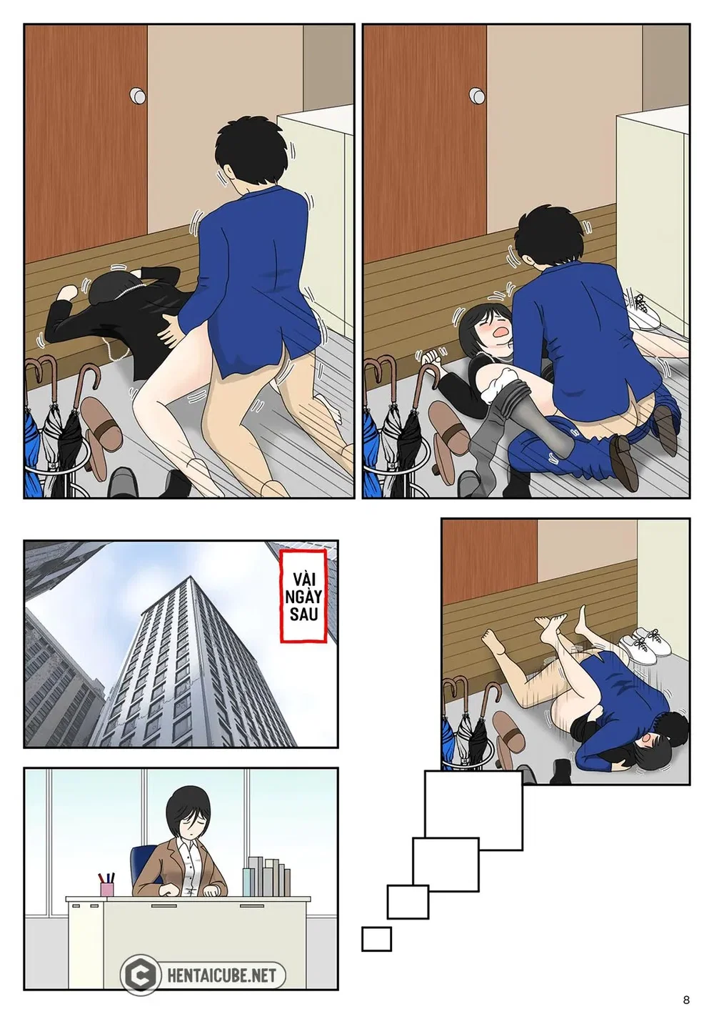 Bị mẹ phát hiện đang rình trộm thủ dâm [Onaneta... - Chap 4 - Thú vui của con trai tôi - 9